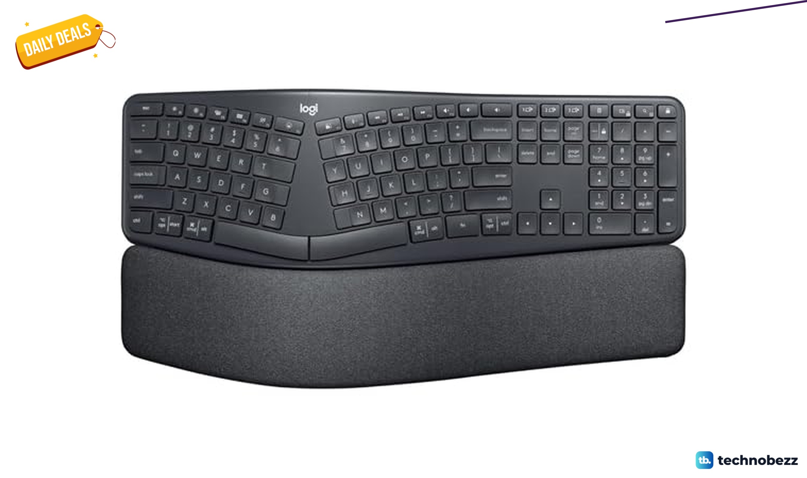 Logitech ERGO K860 Wireless Ergonomic Keyboard is $109.99 at Woot