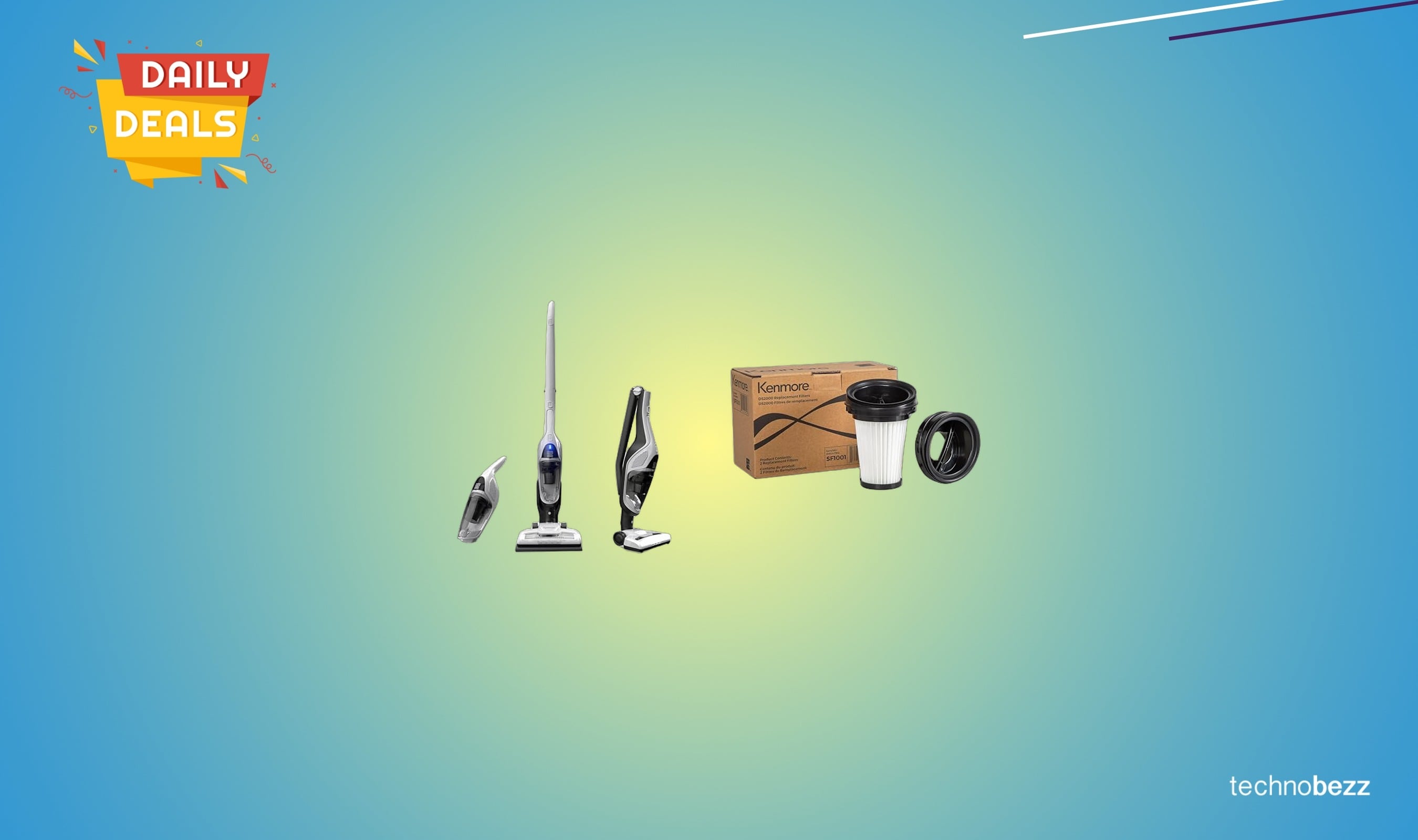 Kenmore 200 cordless stick vacuum drops to $126.98 on Amazon