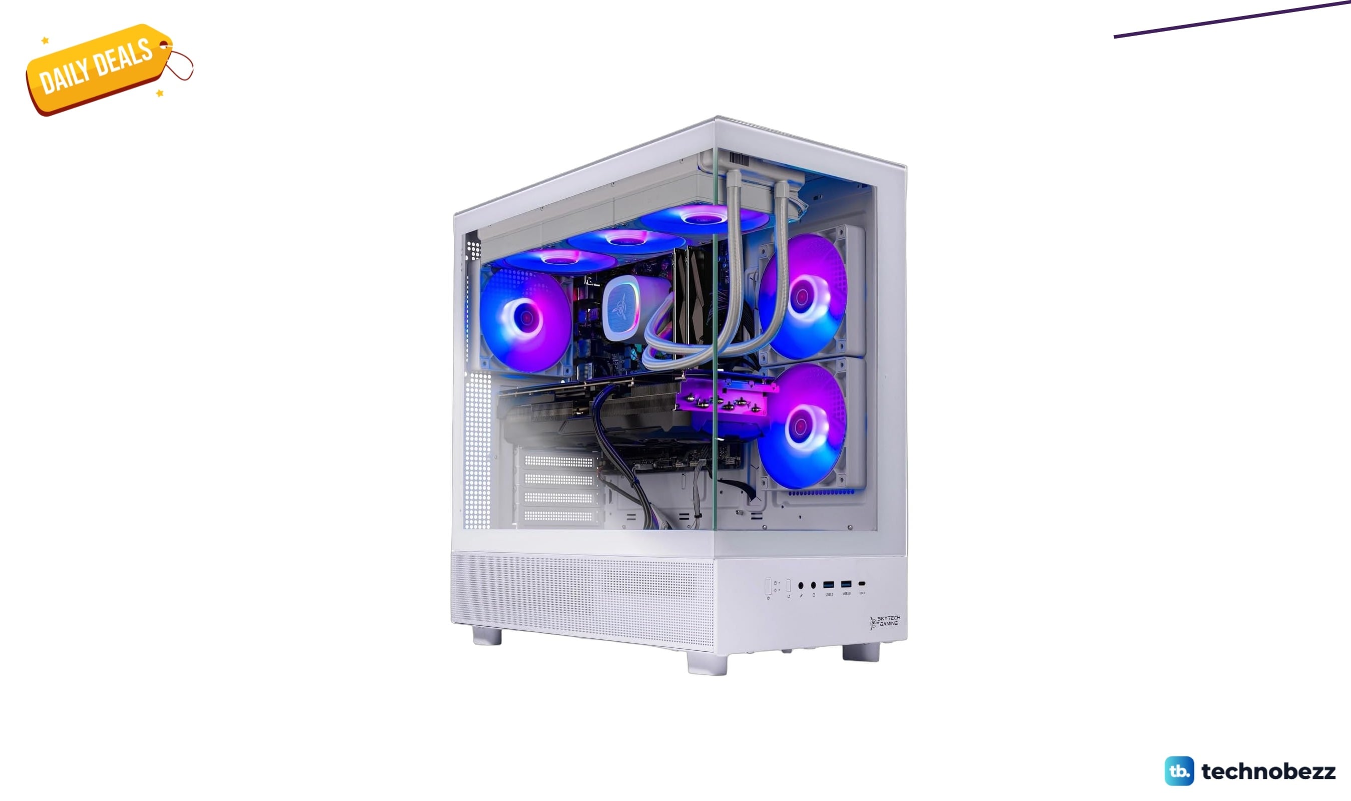 Skytech Gaming Azure 3 with AMD Ryzen 7 7800X3D drops to $1699.99
