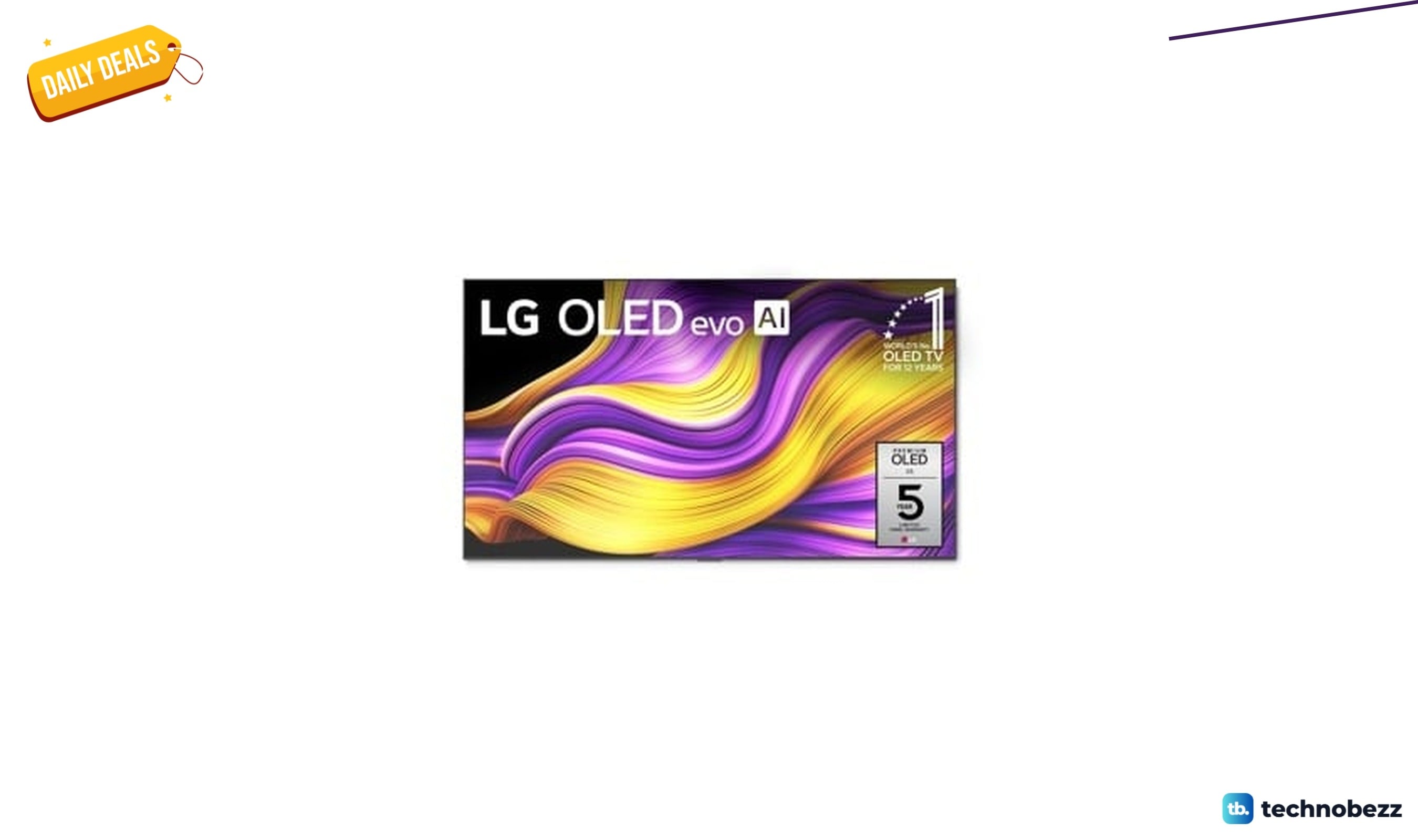 LG offers the 77 Class OLED evo AI G5 for $2999.99