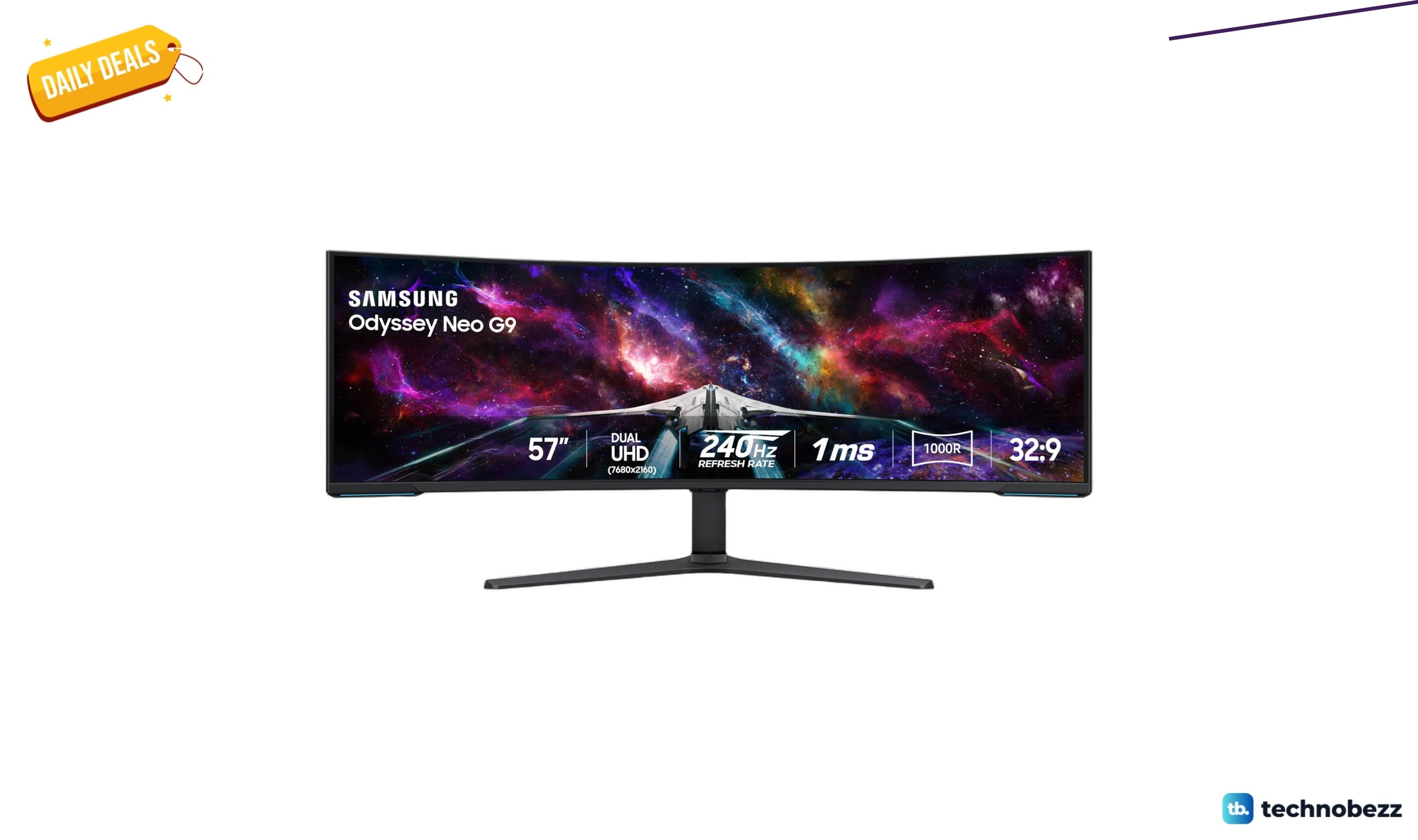 Samsung 57 Inch Odyssey Neo G9 Dual 4K Monitor Falls to $1499.99