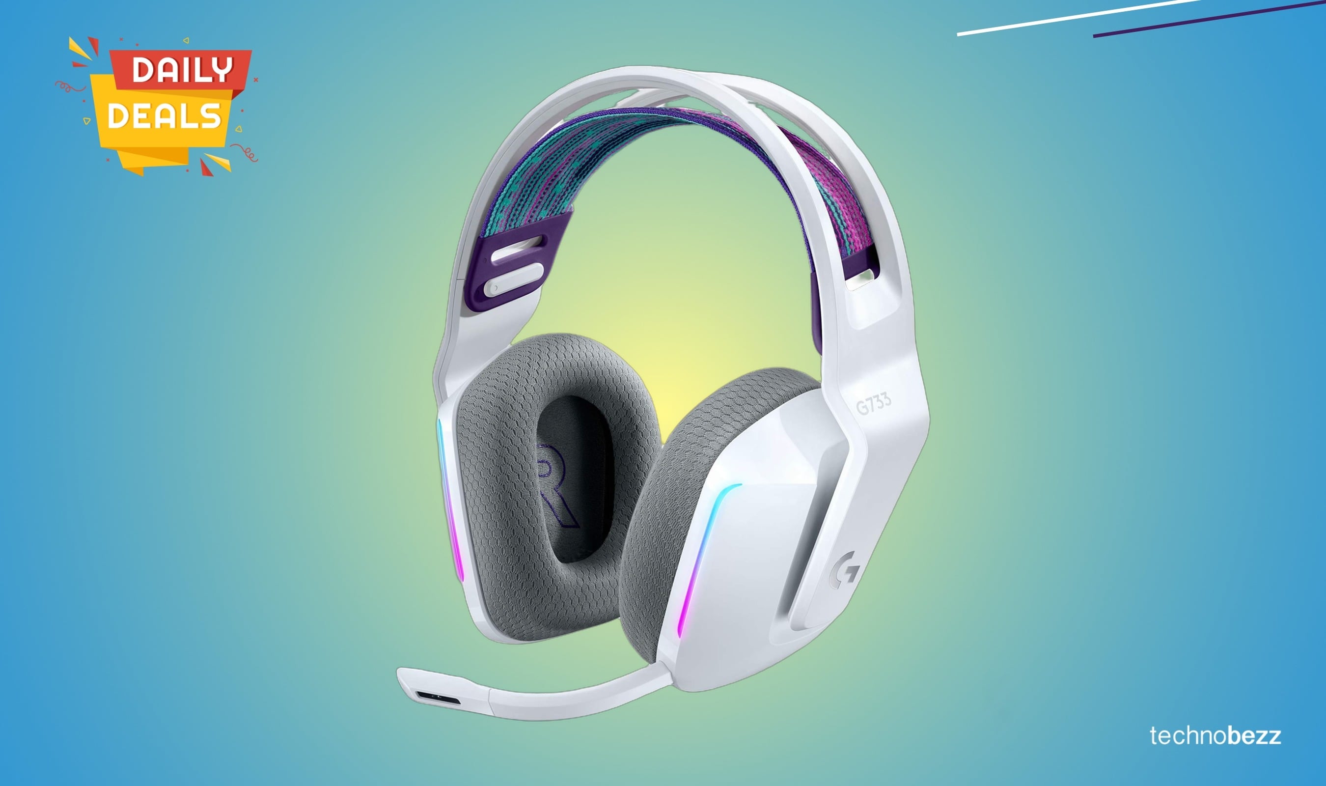 Logitech G733 Lightspeed Wireless Gaming Headset drops to $109.99