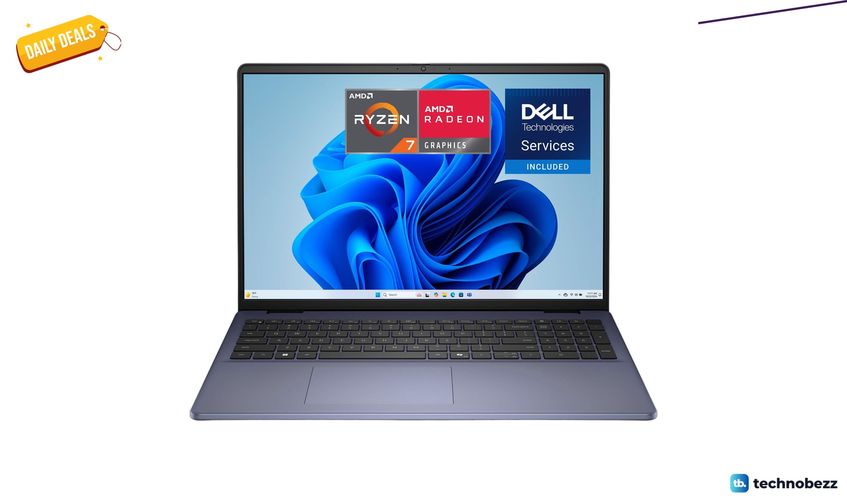 Dell 16 DC16256 laptop with AMD Ryzen 7 drops to $799.99 on Amazon