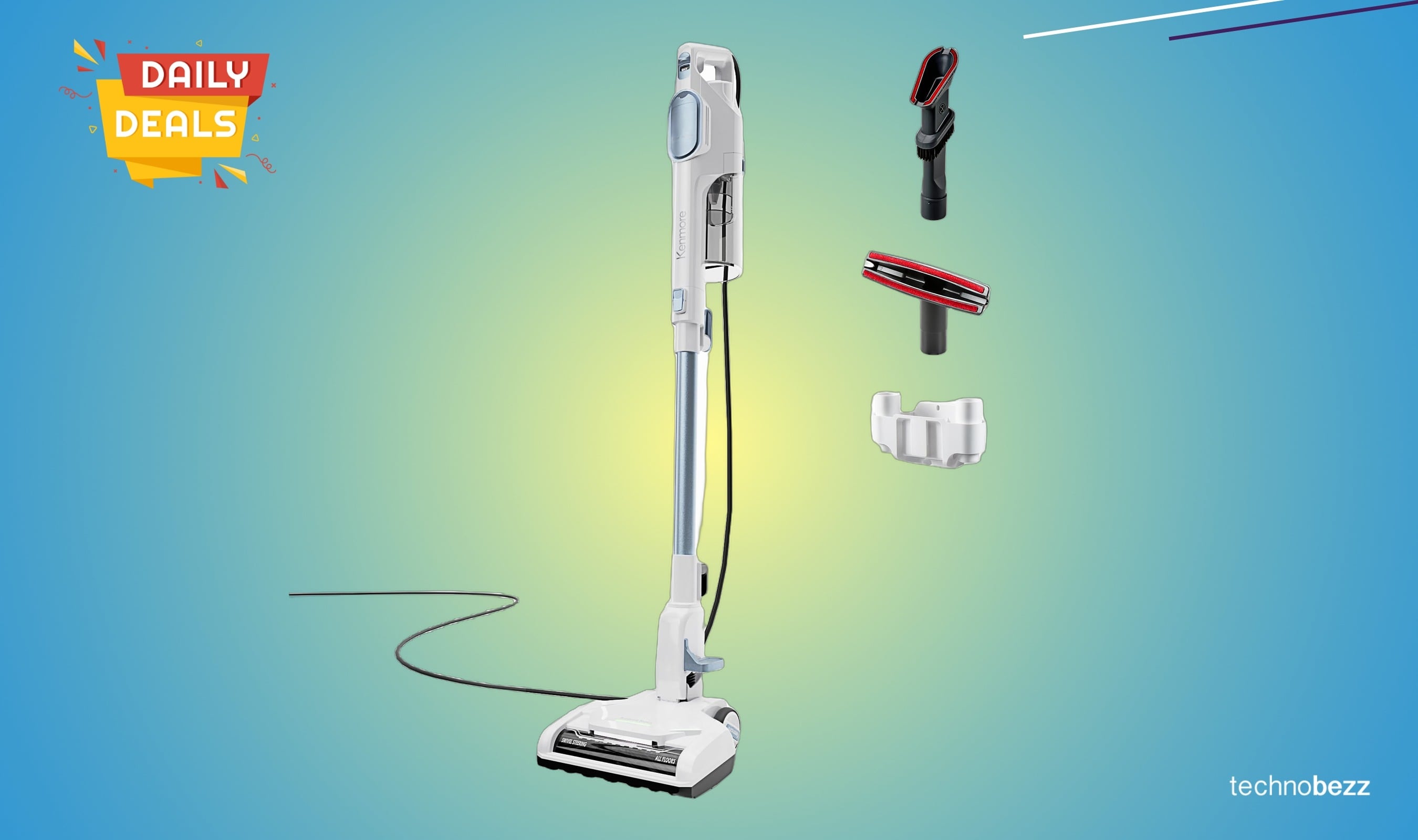 Kenmore CS2015 200 Corded Stick Vacuum drops to $129.99 on Amazon