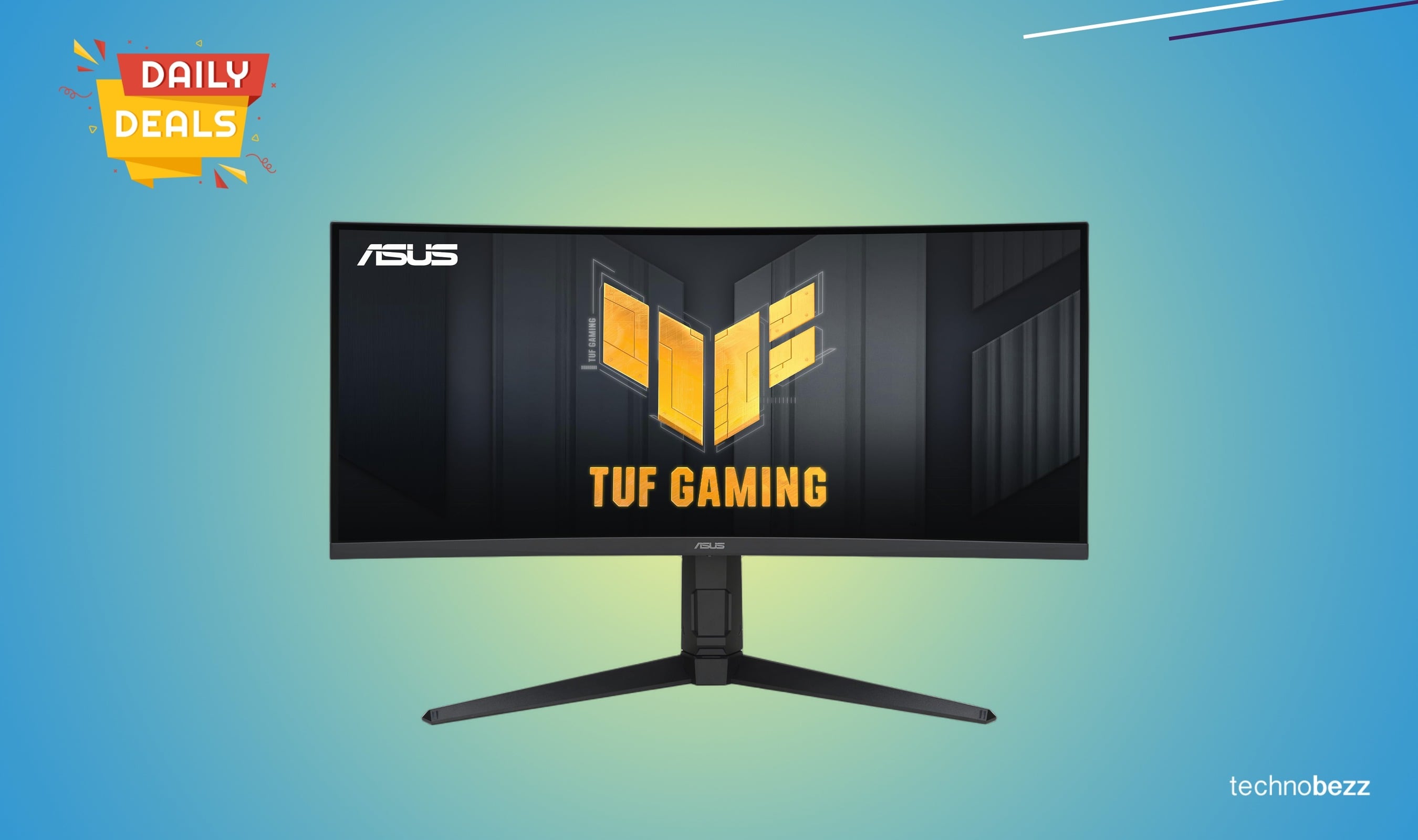 ASUS 34-inch curved gaming monitor now available for $269