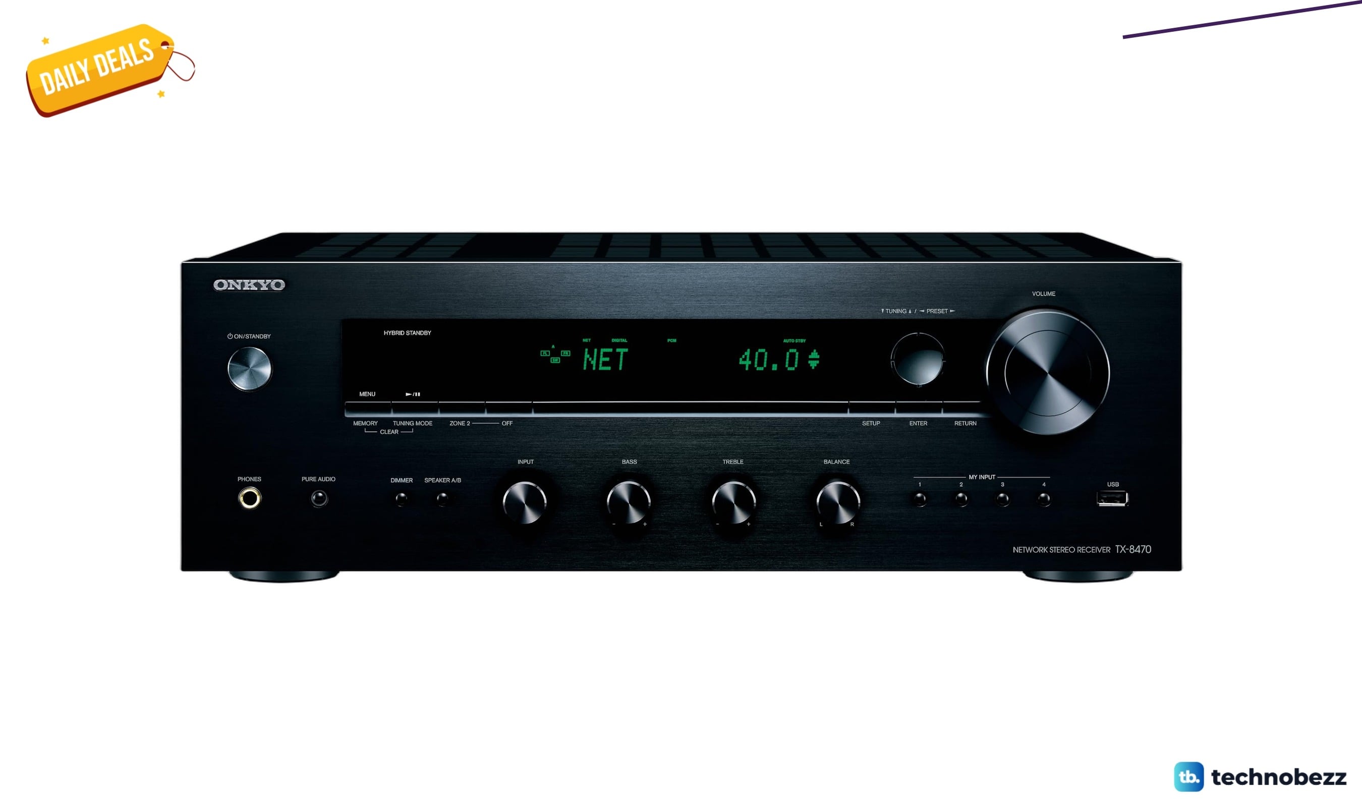 Onkyo TX-8470 stereo receiver drops to $499 from $899.99