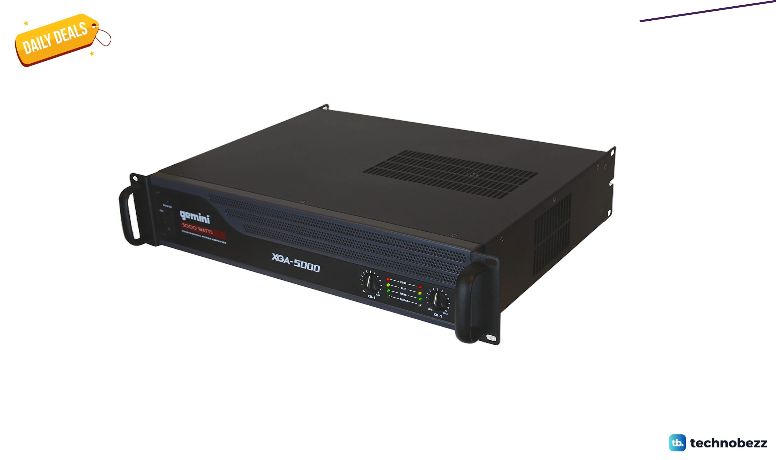 Gemini Professional 1300W 2-Channel Power Amplifier drops to $224.96