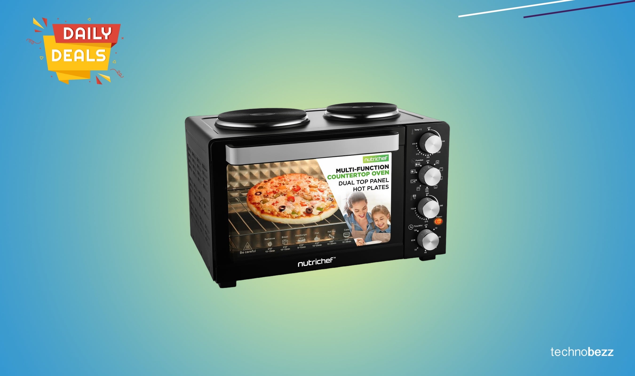 Nutrichef 2-in-1 Convection Oven & Cooker drops to $127.91