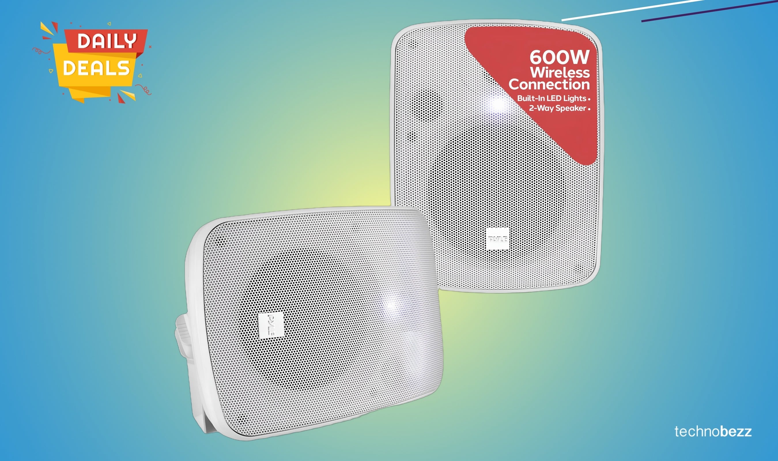 PYLE weatherproof Bluetooth speakers now available for $122.23