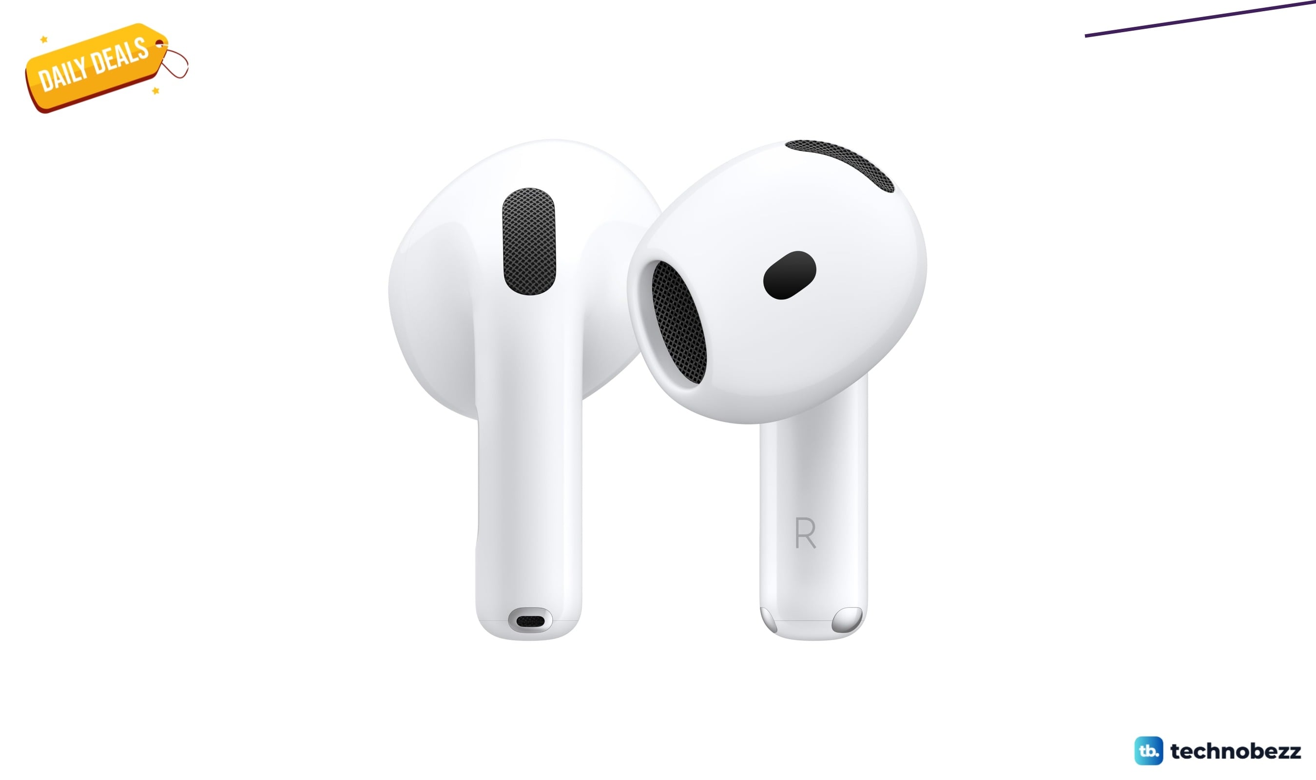 Apple AirPods 4 Wireless Earbuds dips to $129.97