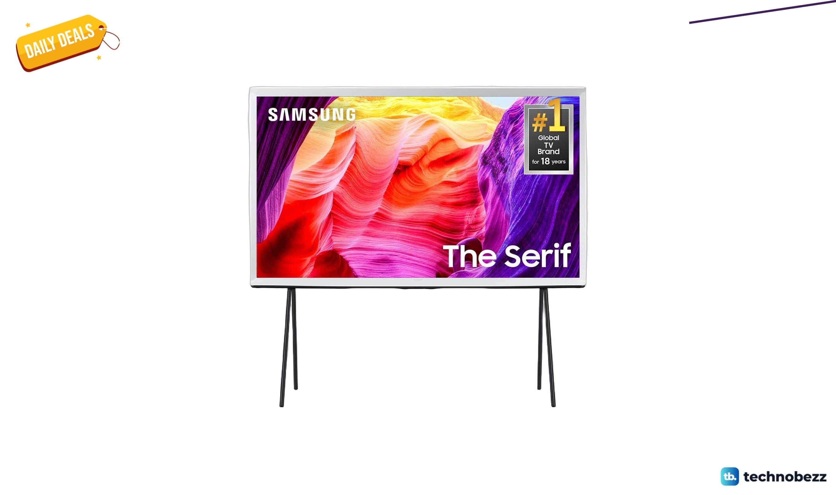 Samsung Serif LS01D 65-inch QLED TV falls to $1904.27 on Amazon
