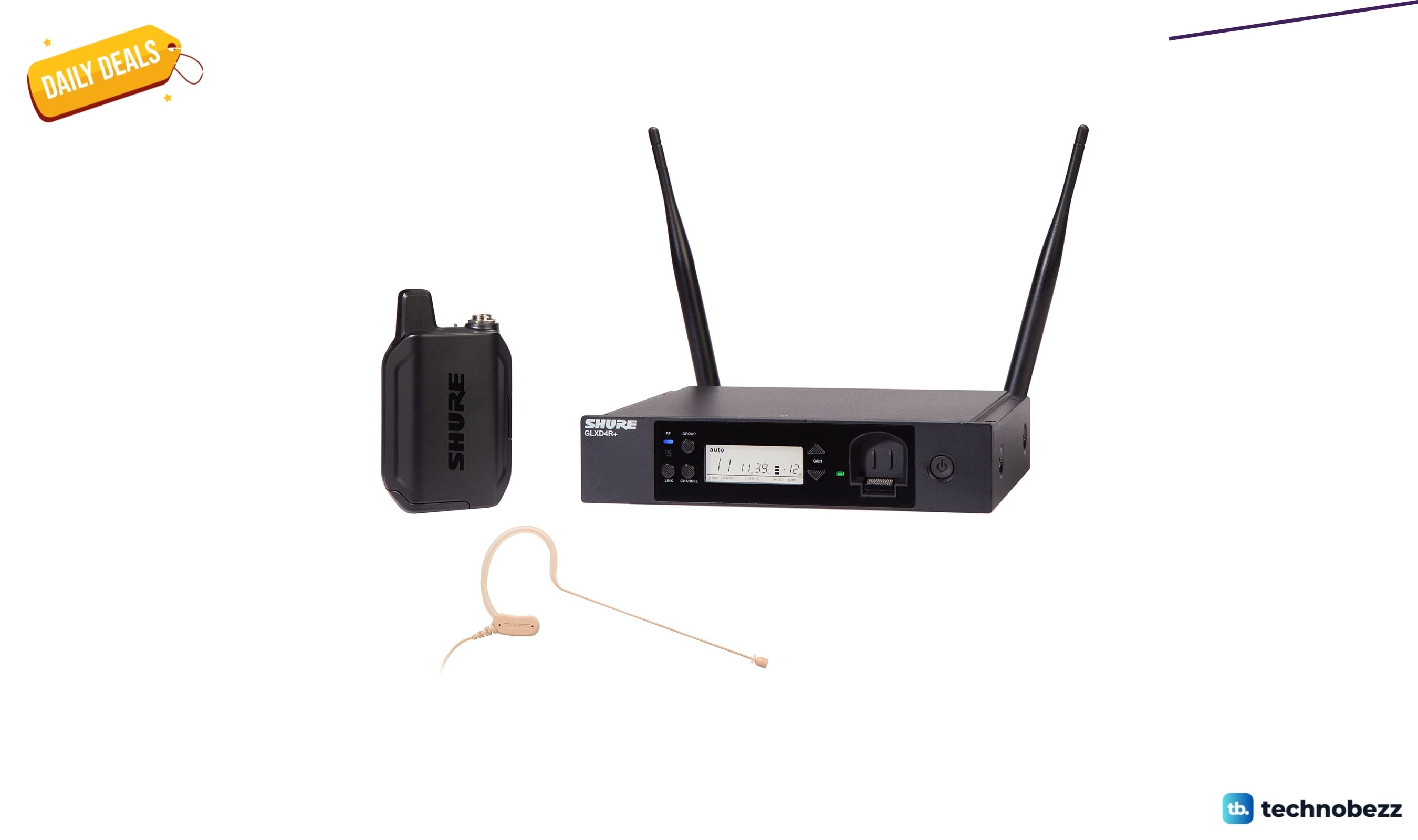 Shure GLXD14R+/MX53 dual band wireless system drops to $935 on Amazon