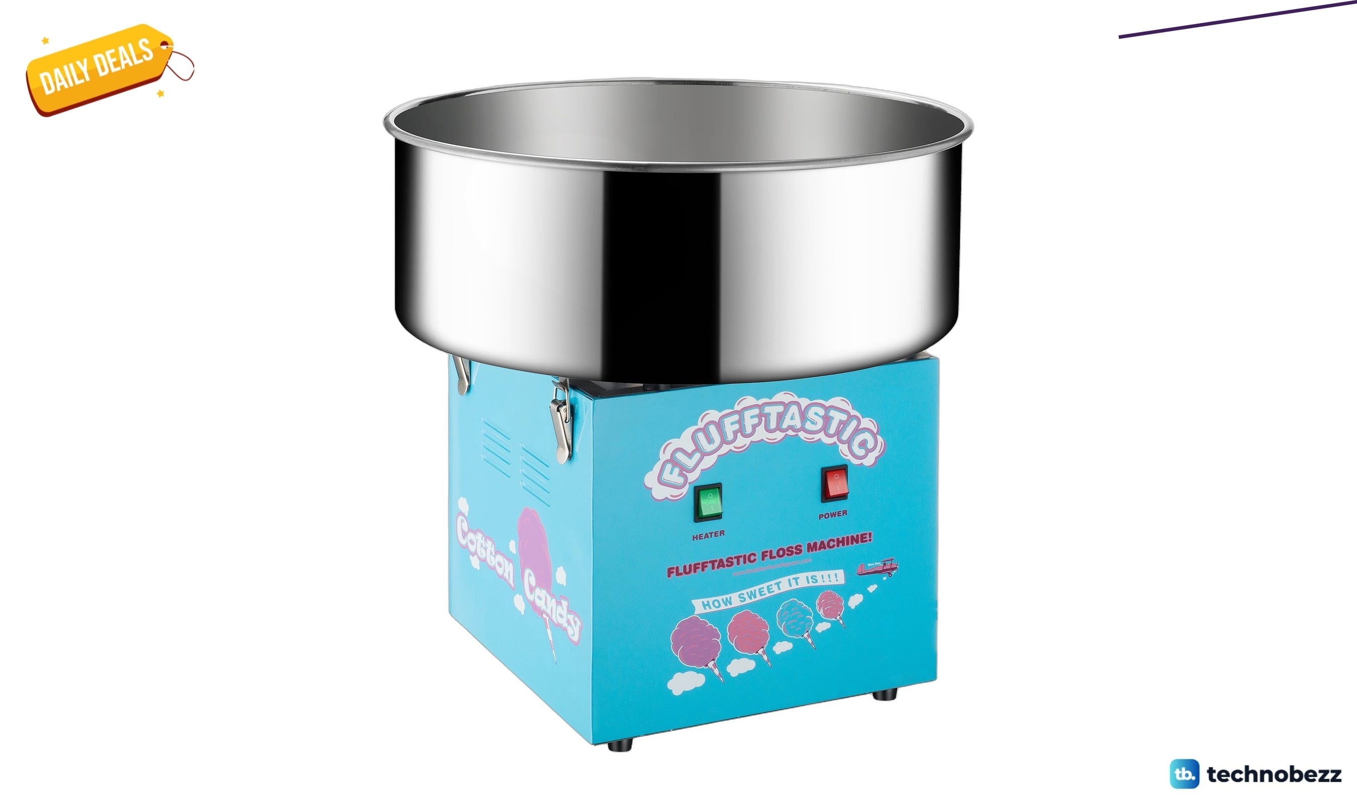 Flufftastic Floss cotton candy machine drops to $179.96 on Amazon