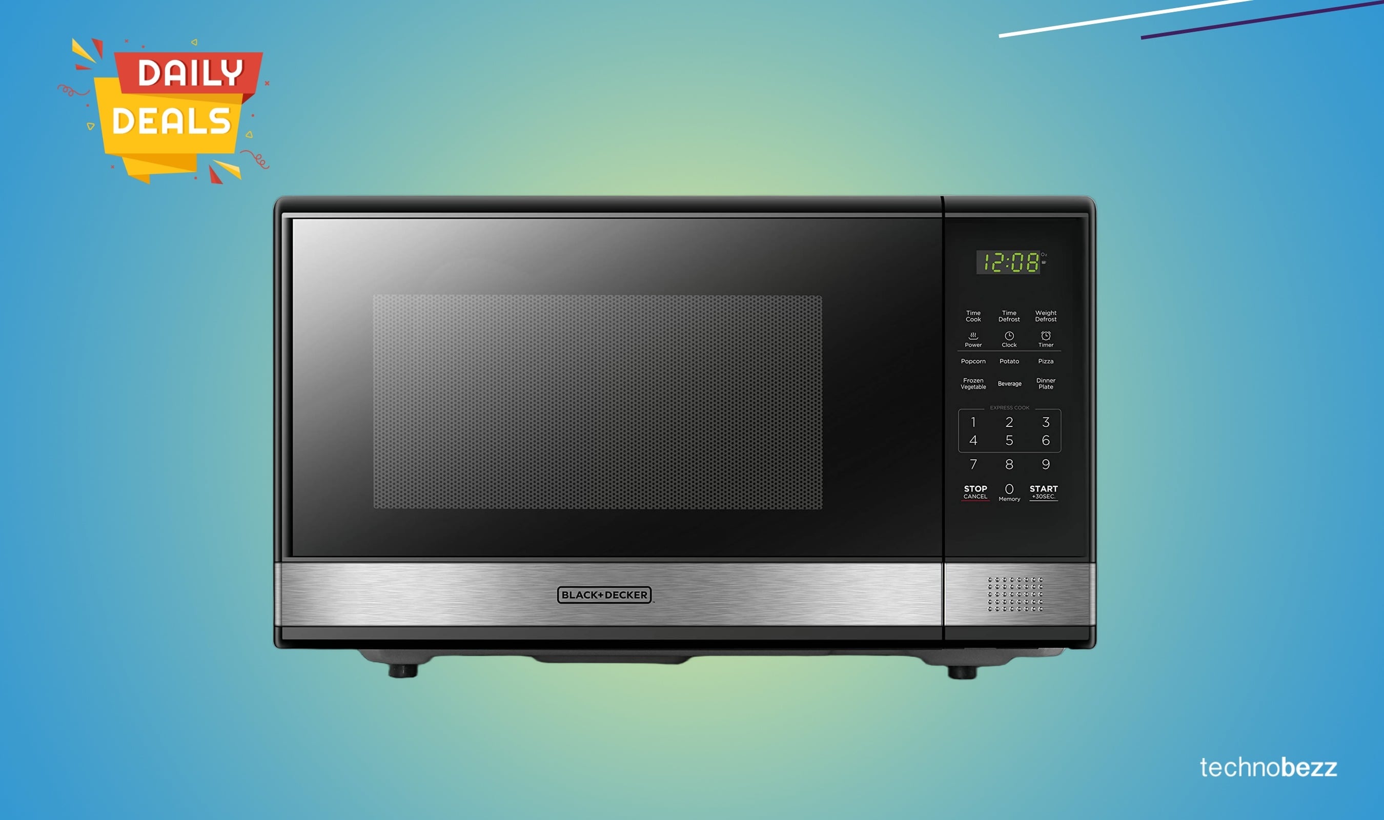 BLACK+DECKER EM031MB11 Digital Microwave Oven drops to $99.98