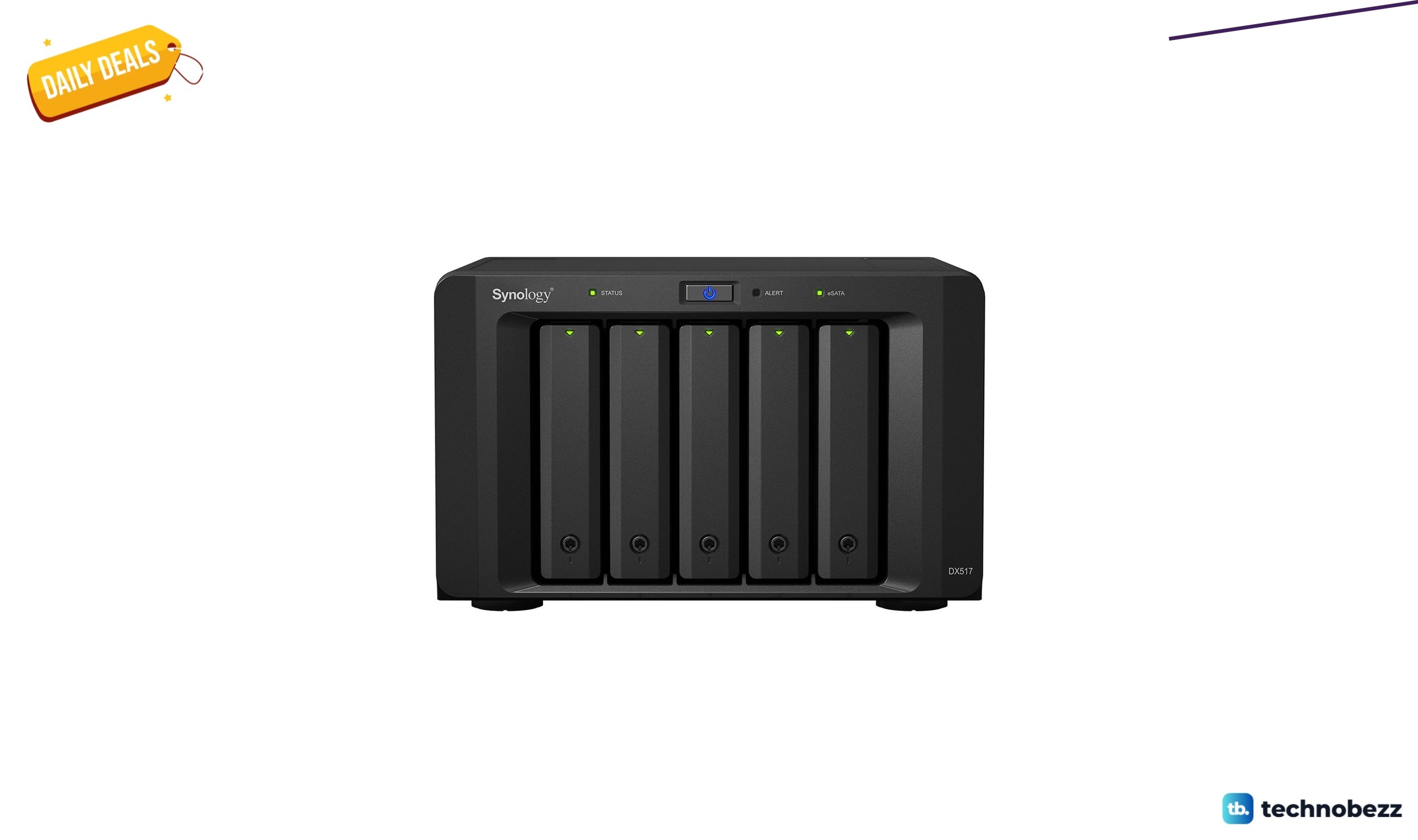 Synology 5bay Expansion Unit DX517 157 mm drops to $523.05