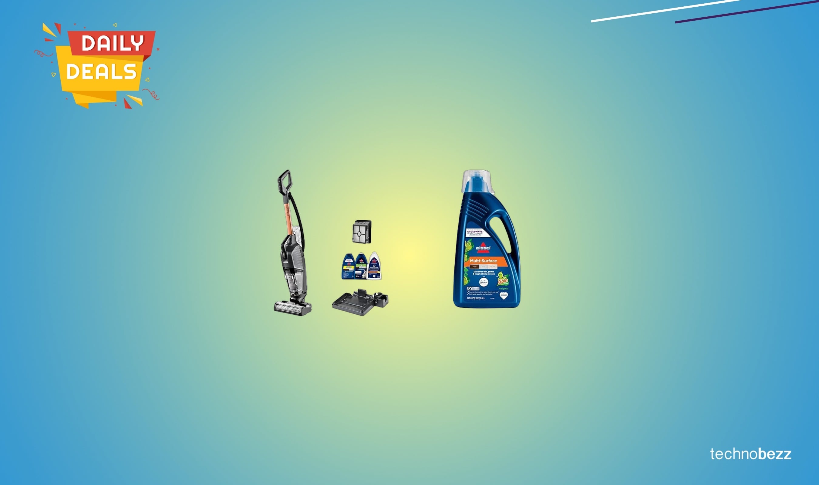 BISSELL CrossWave HydroSteam Wet Dry Vac drops to $302.98