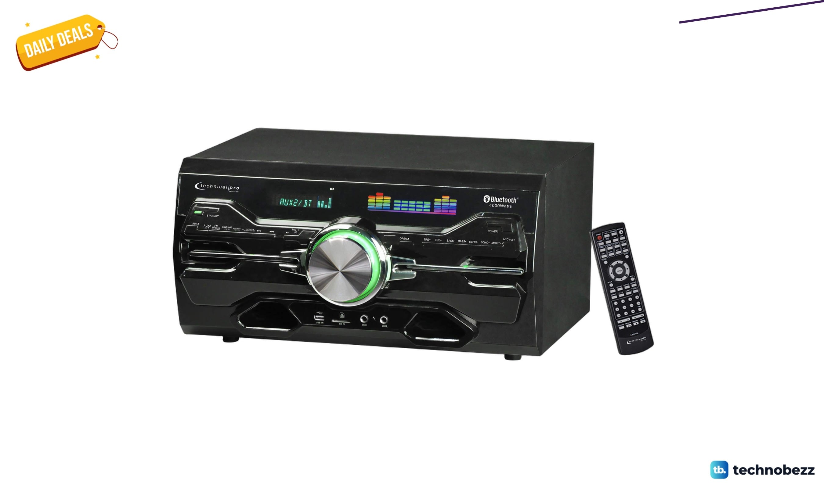 Technical Pro 4000 Watts Professional Bluetooth Home drops to $298.99