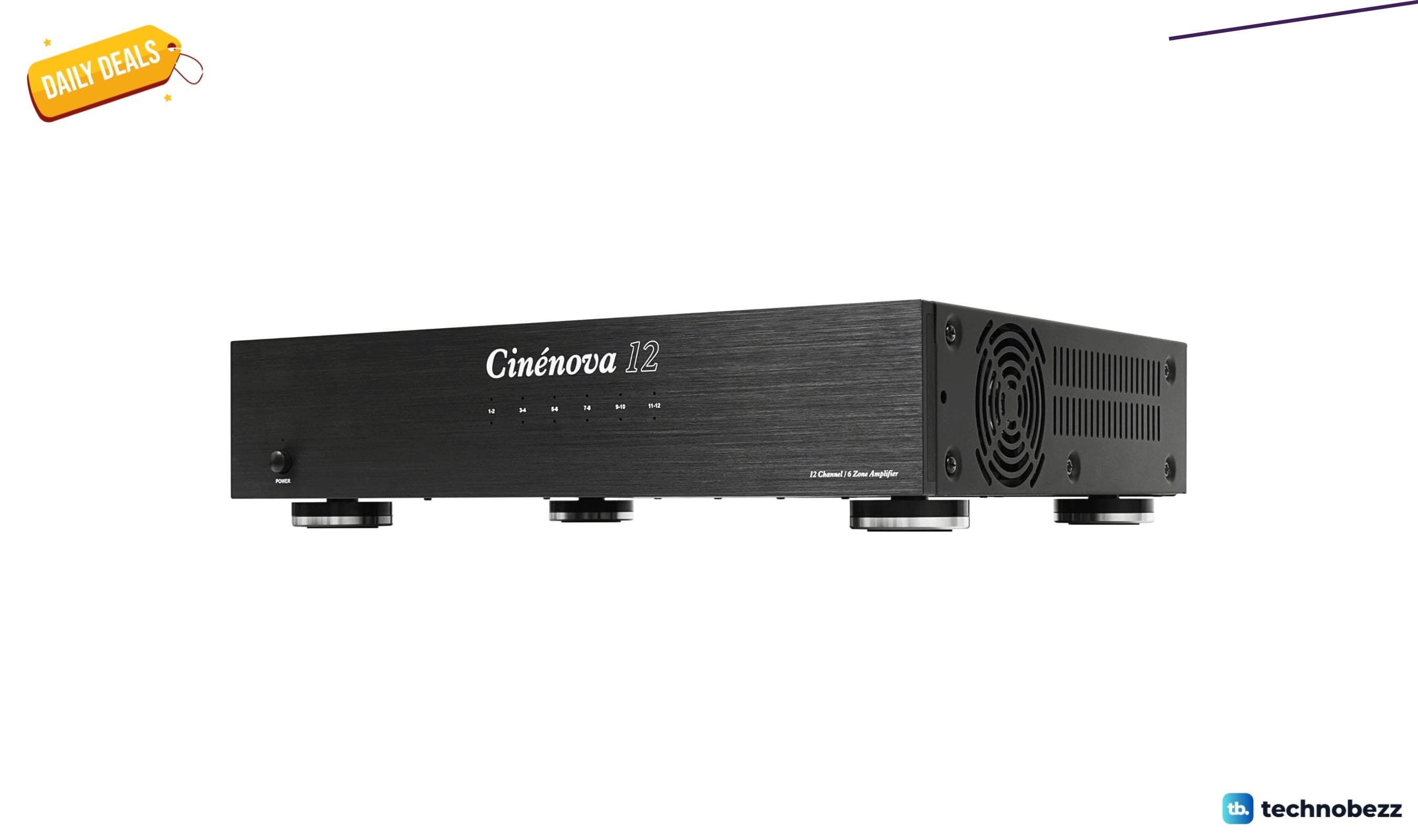 EARTHQUAKE Cinénova 12 Multi-Channel Bridgeable Power Amplifier drops to $891.85
