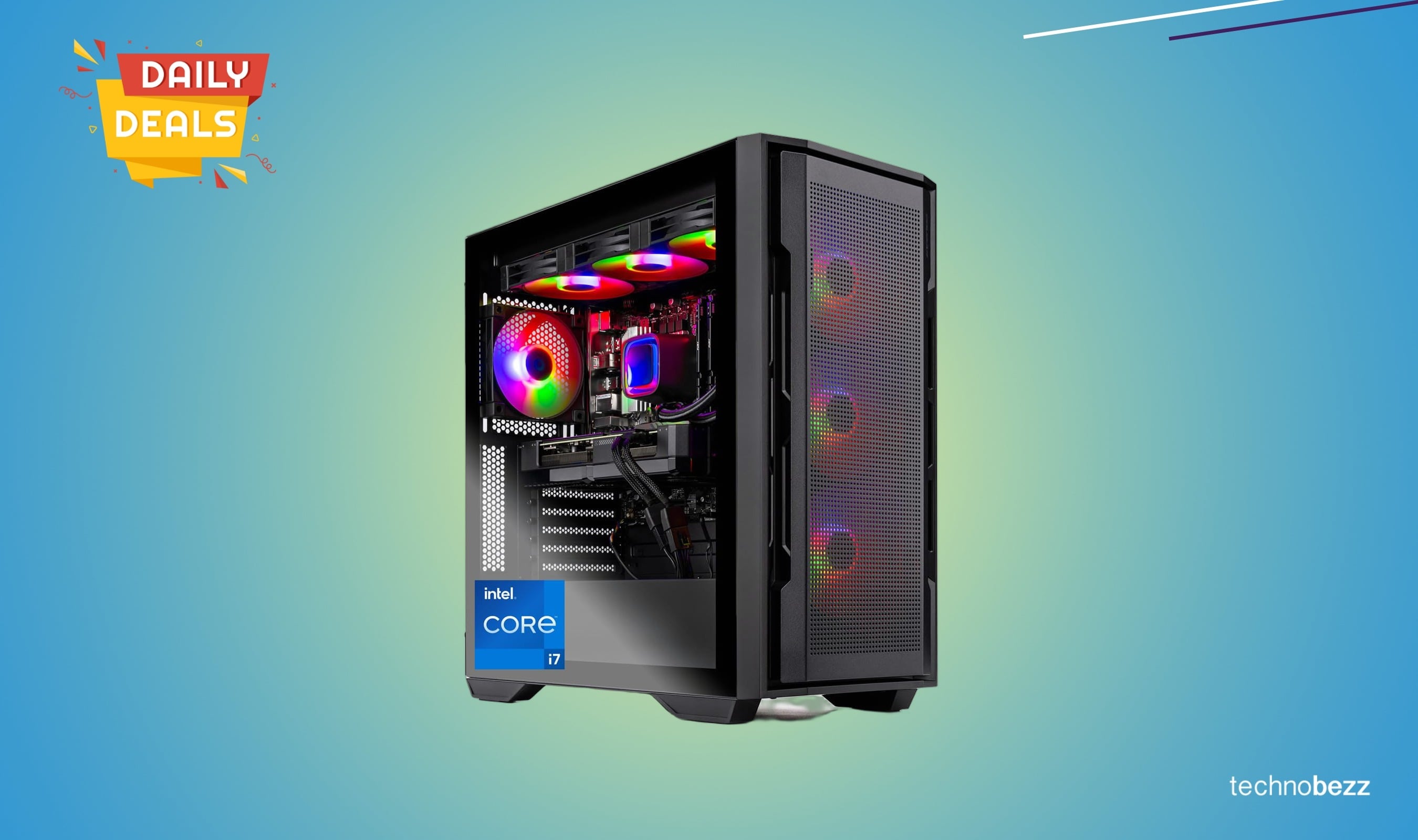 Skytech Gaming Rampage Desktop PC with Intel i7 drops to $1614.10