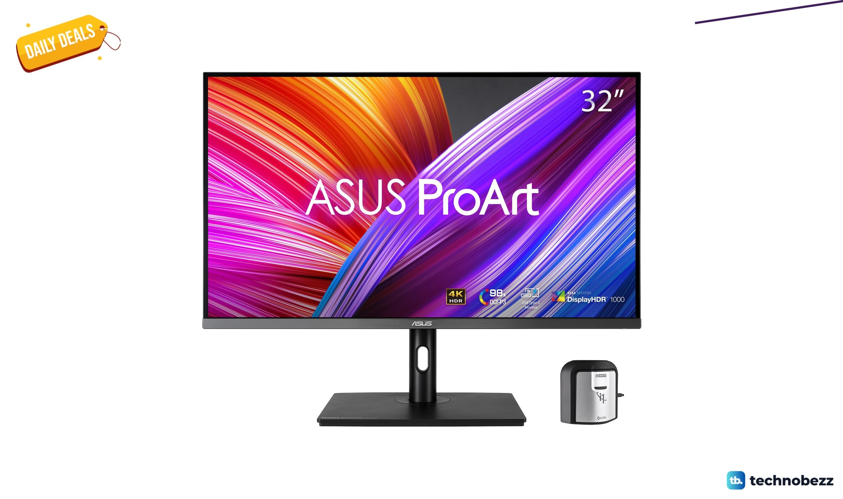 ASUS ProArt Display 32 Inch 4K HDR Computer Monitor Drops to $999