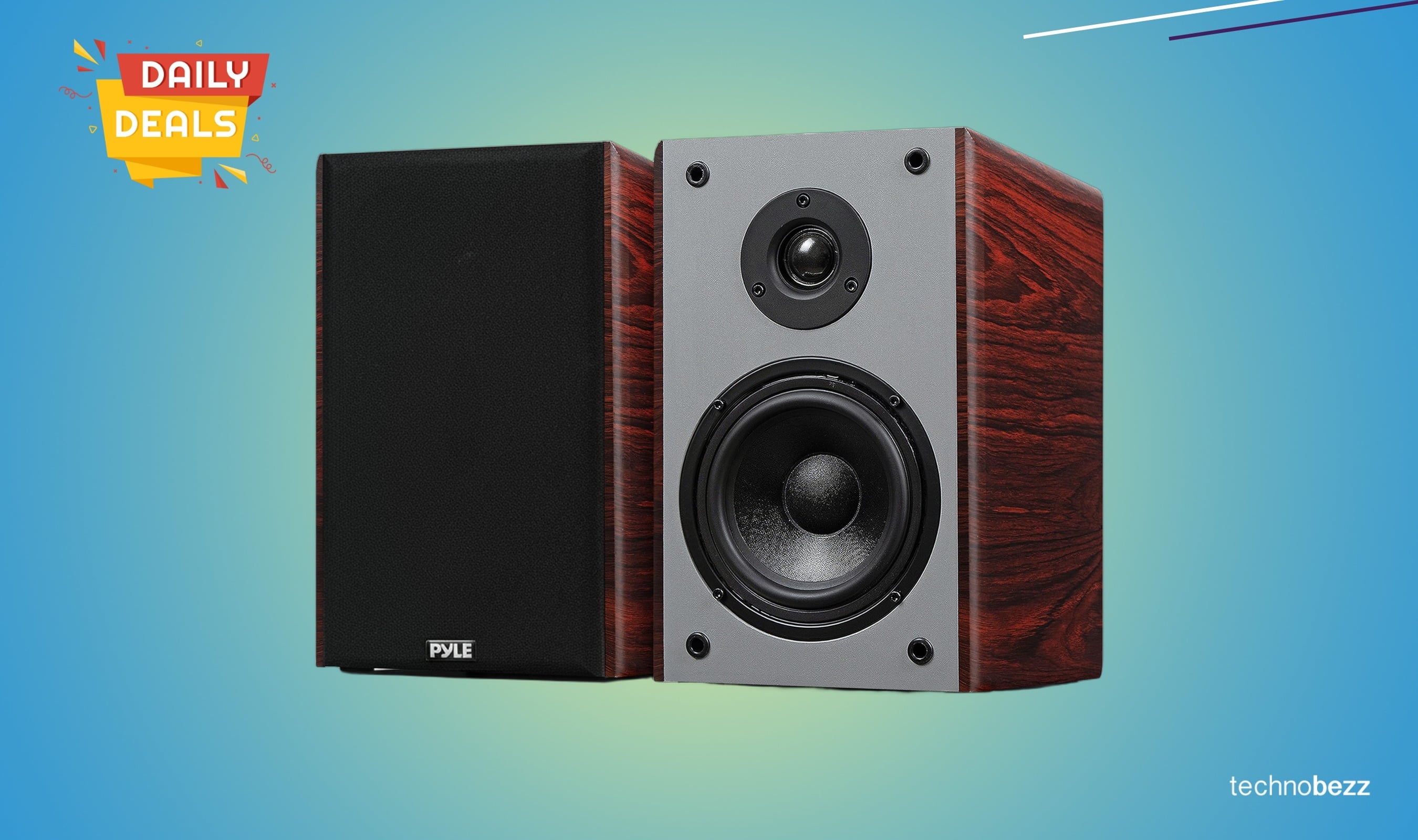 Pyle passive bookshelf speakers now available for $99.99