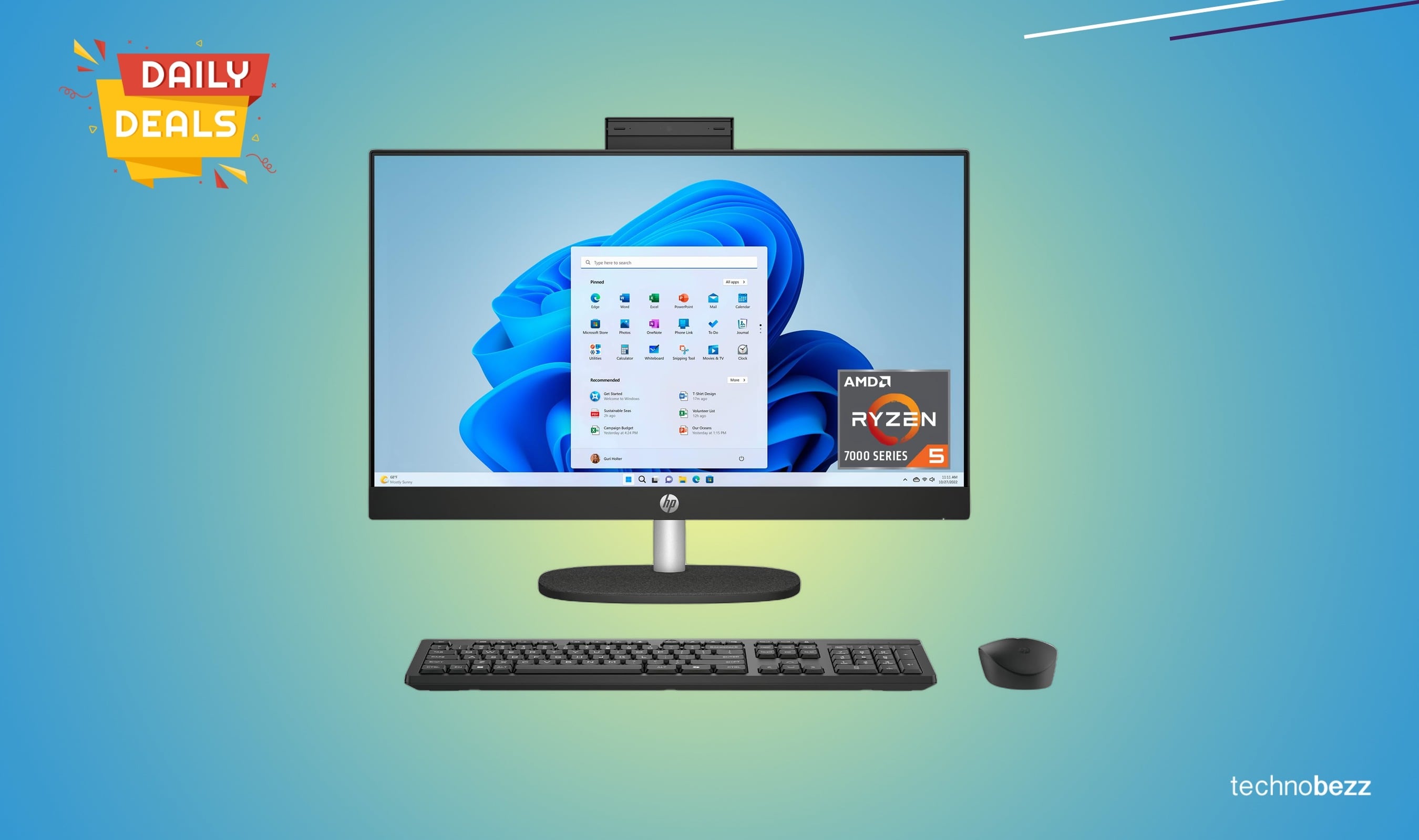HP 23.8 All-in-One Desktop PC with FHD Touchscreen drops to $799.99