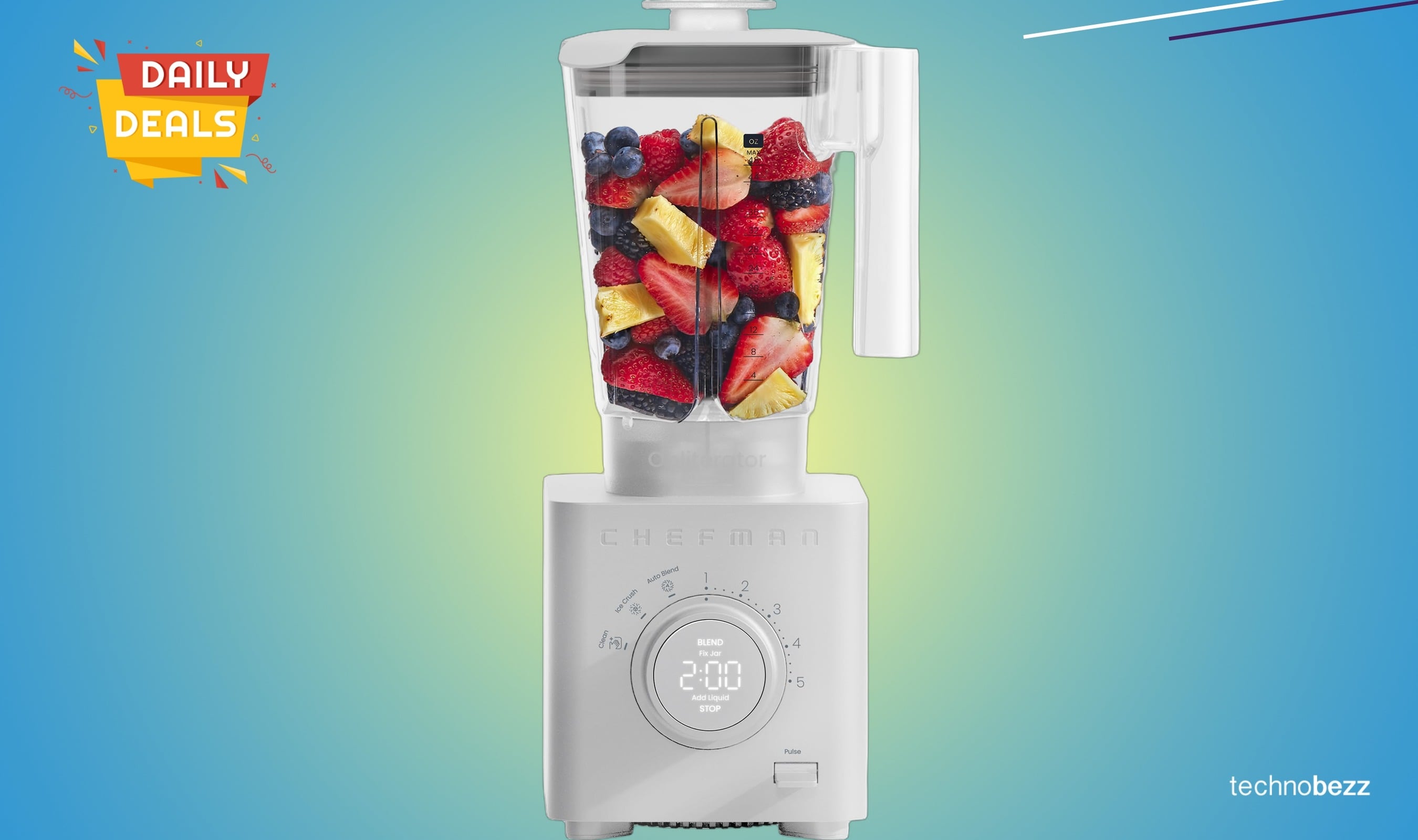 Chefman Obliterator 48 oz Countertop Blender drops to $69.99