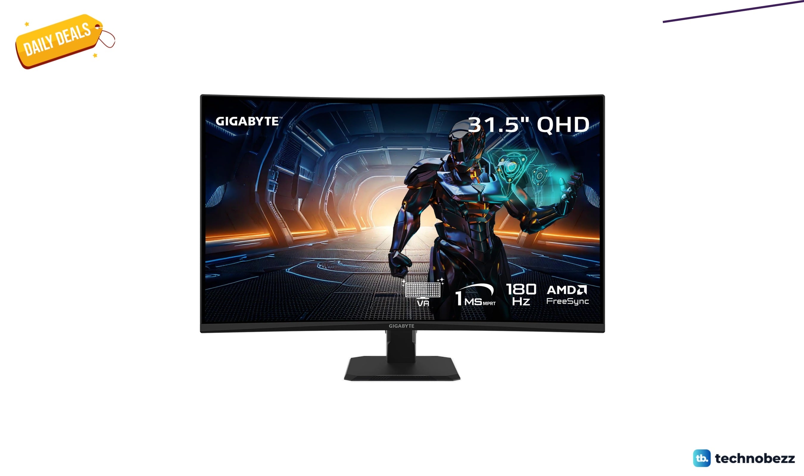 GIGABYTE GS32QCA Advanced Version drops to $199.99 at Amazon