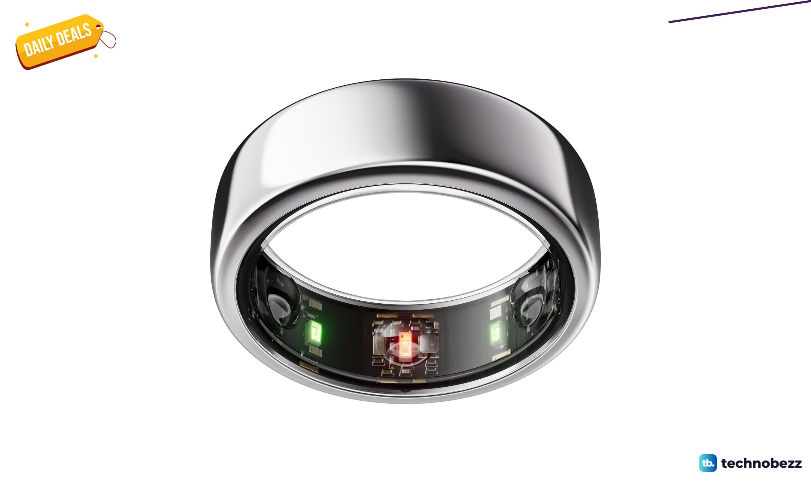 Oura Ring Gen3 Horizon Silver Size 6 price drops to $233.94