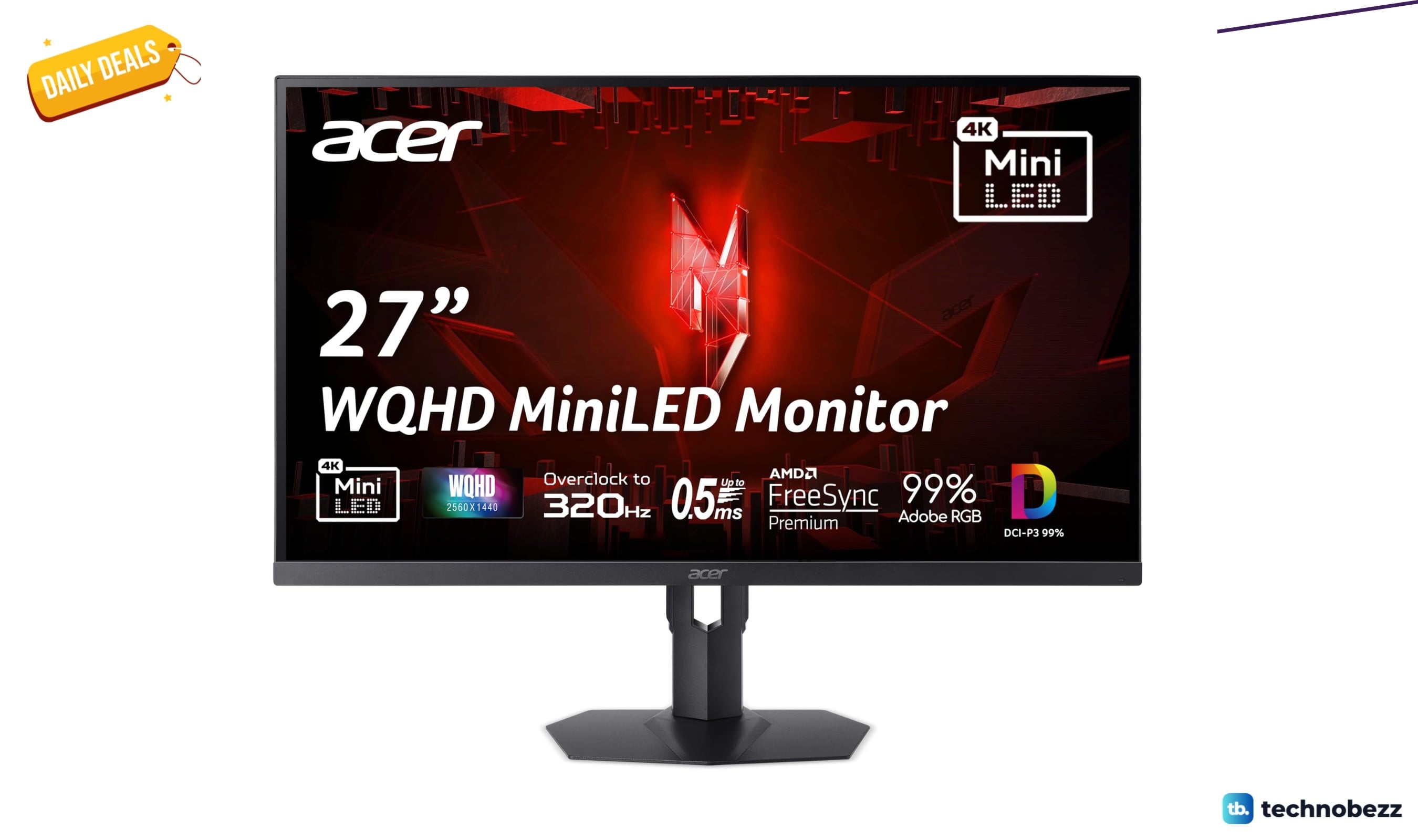 acer Nitro 27” WQHD 2560 x 1440 hits new low at $269.99