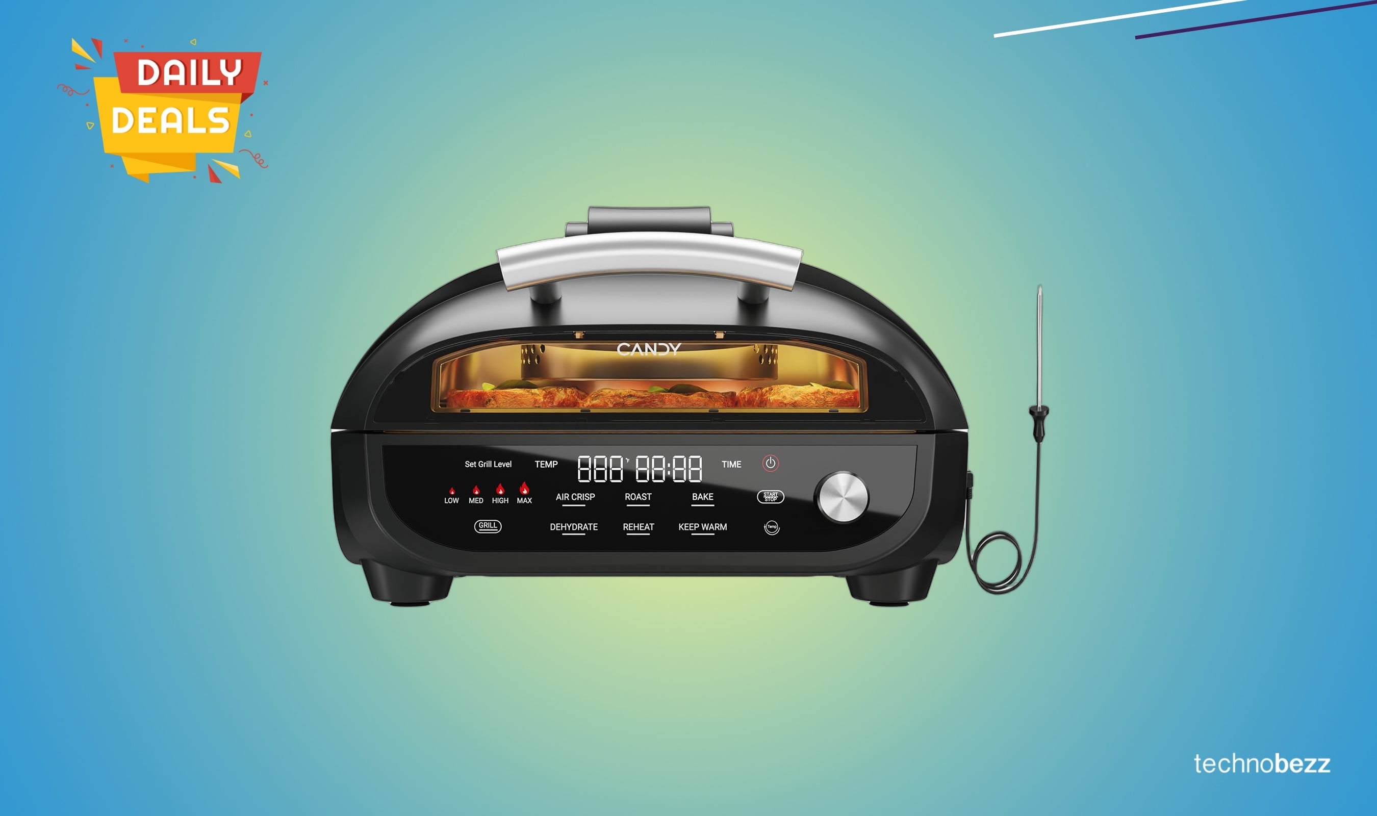 Candy Indoor Grill & Air Fryer drops to $99.98 on Amazon