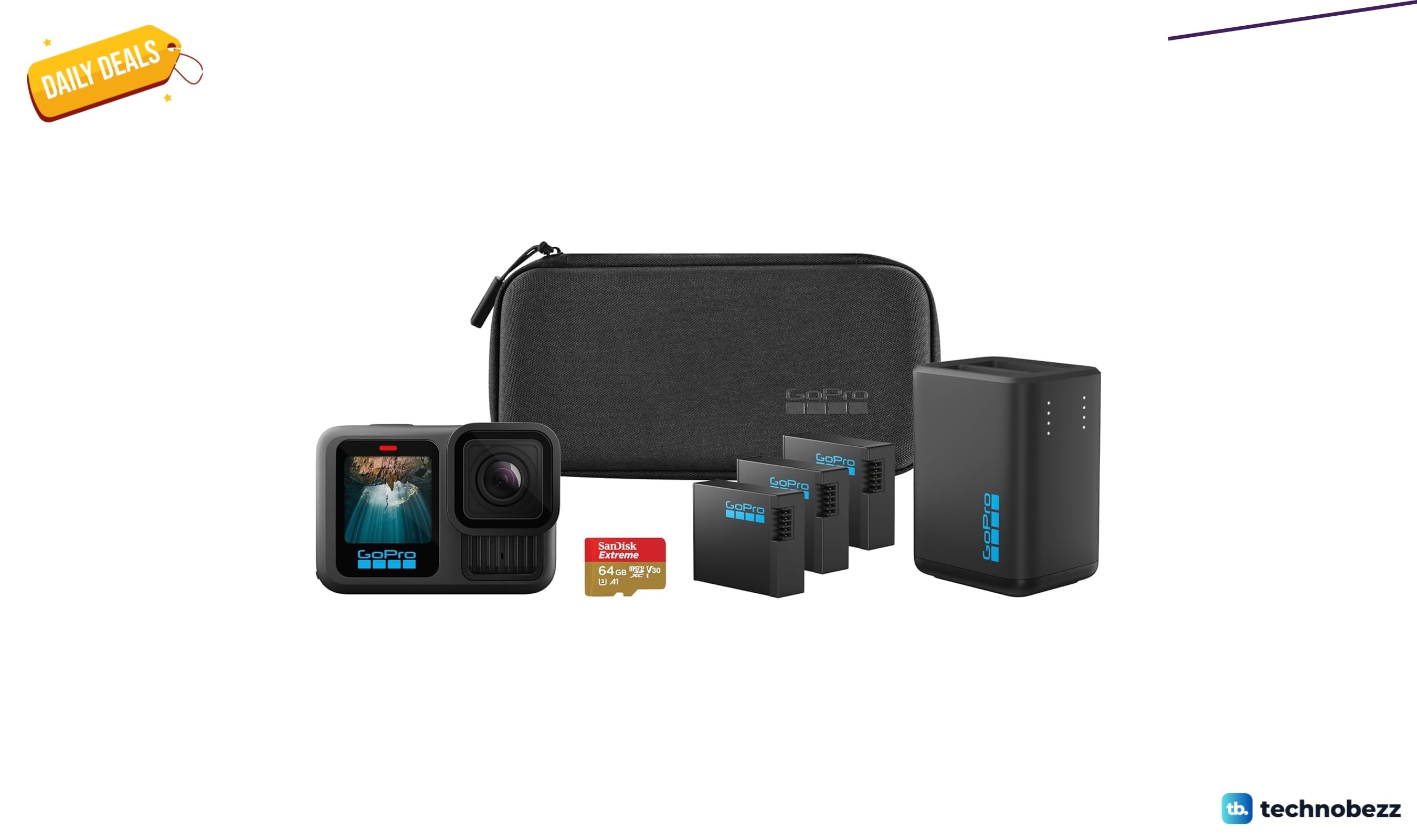 GoPro HERO13 Black Extended Power Bundle drops to $419 for Prime Day