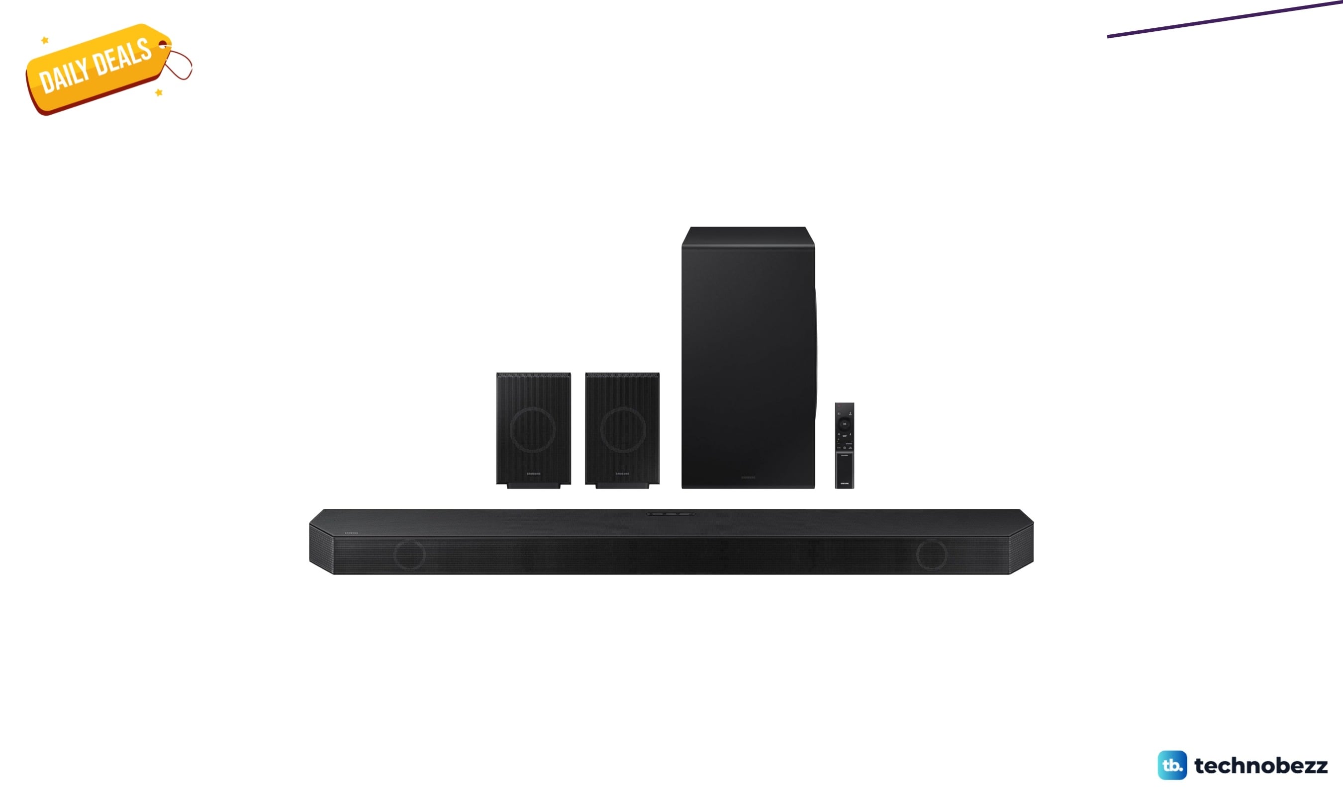 Samsung Q990D 11.1.4ch soundbar with wireless Dolby Atmos drops to $897.99