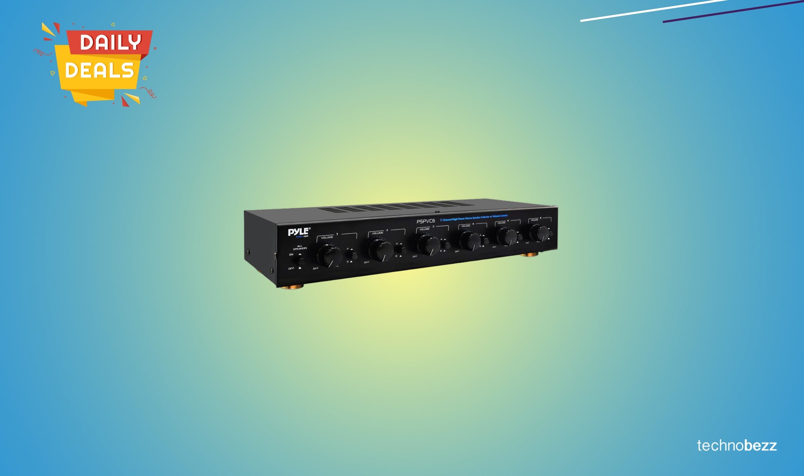 Pyle 6 Zone Speaker Selector drops to $112.28 on Amazon