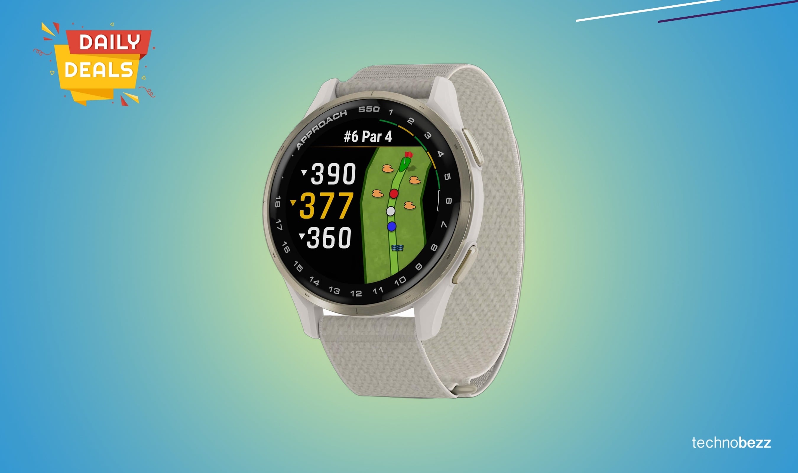 Garmin Approach S50 Golf GPS Smartwatch drops to $349.99