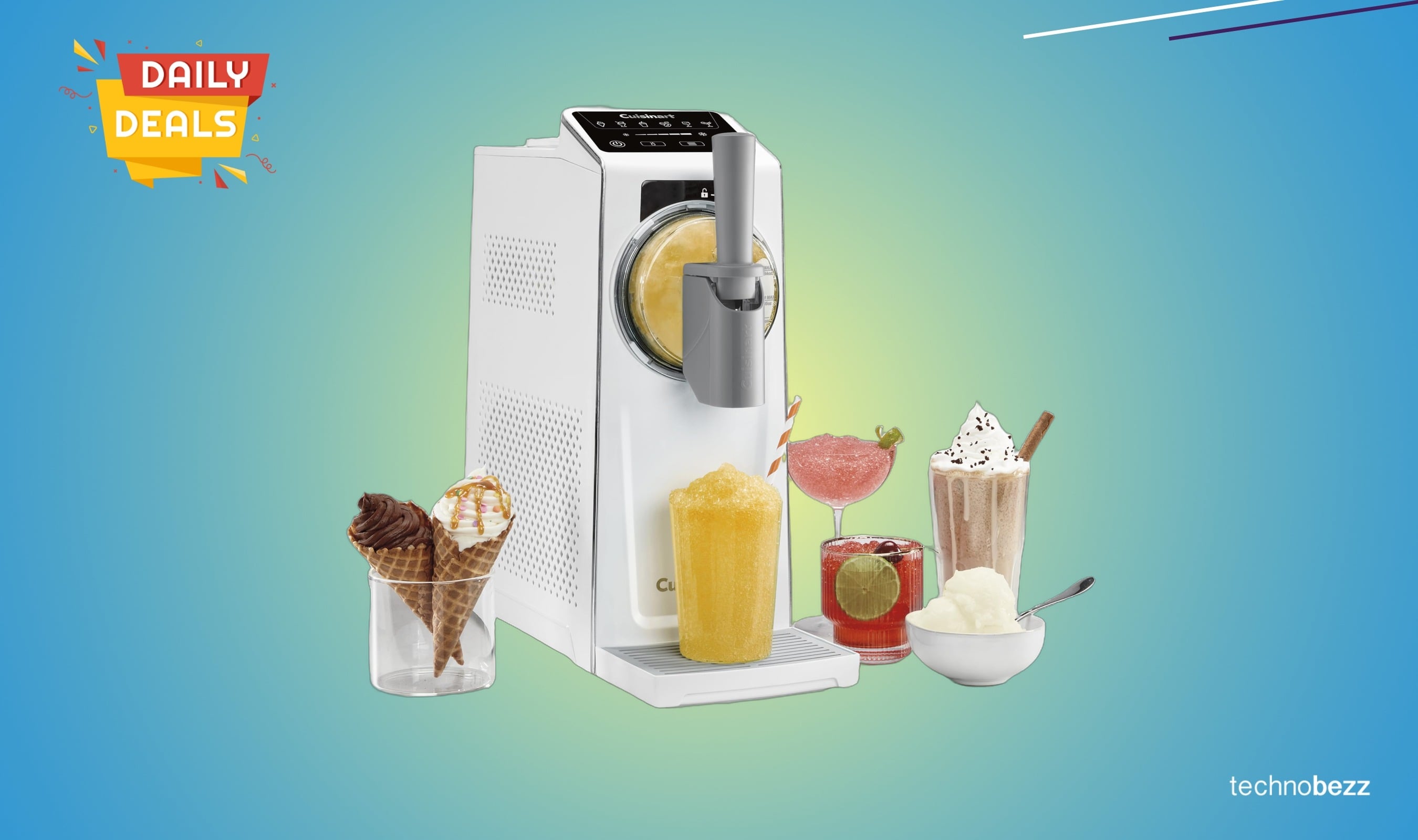 Cuisinart 6-in-1 Slushy and Soft-Serve Maker drops to $248.68