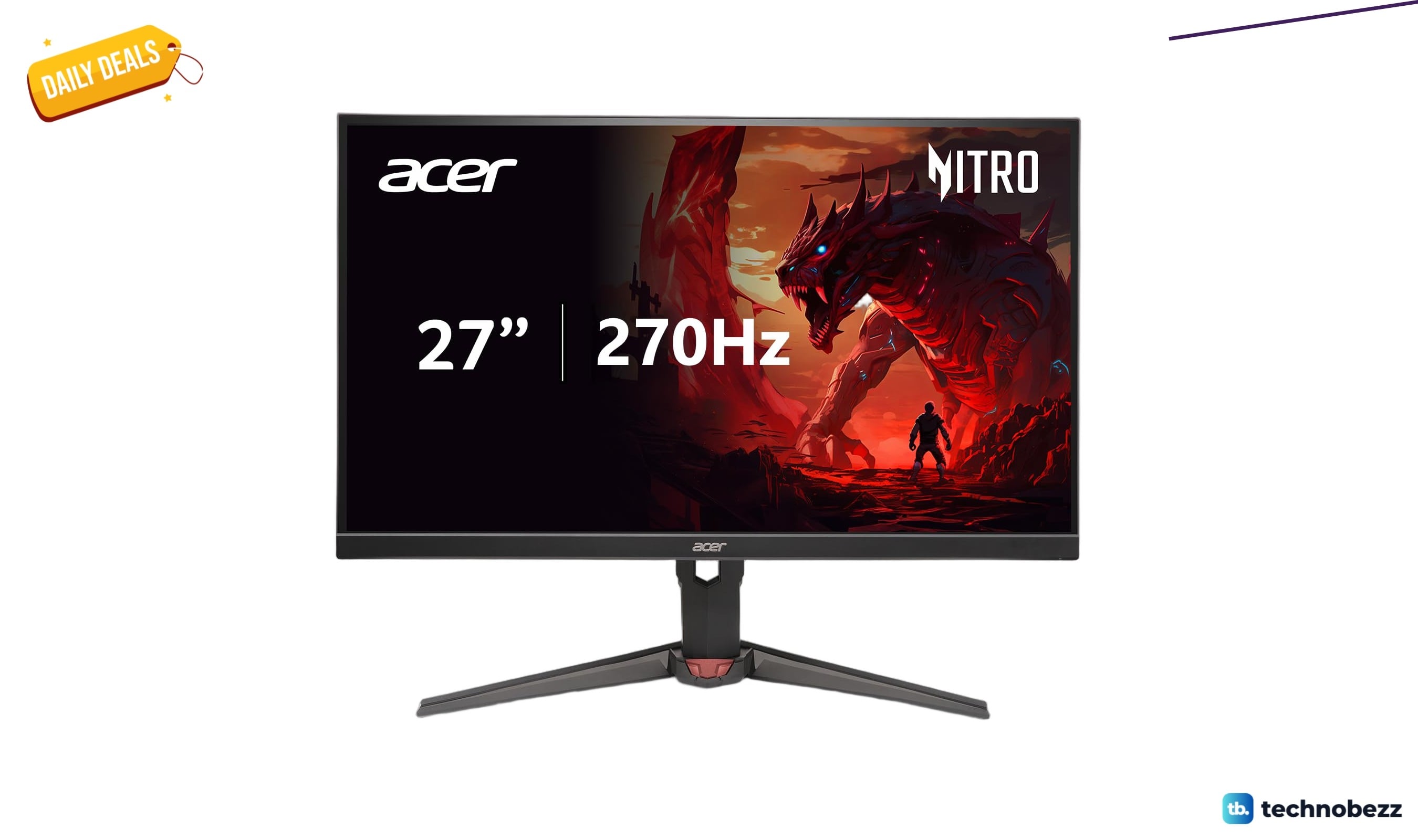 Acer Nitro 27 WQHD gaming monitor drops to $161 on Amazon