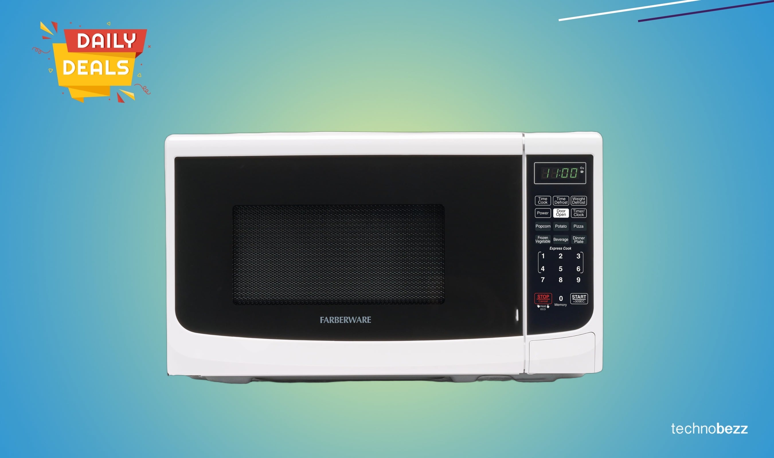Farberware 0.7 Cu. Ft. Countertop Microwave Oven drops to $55.99