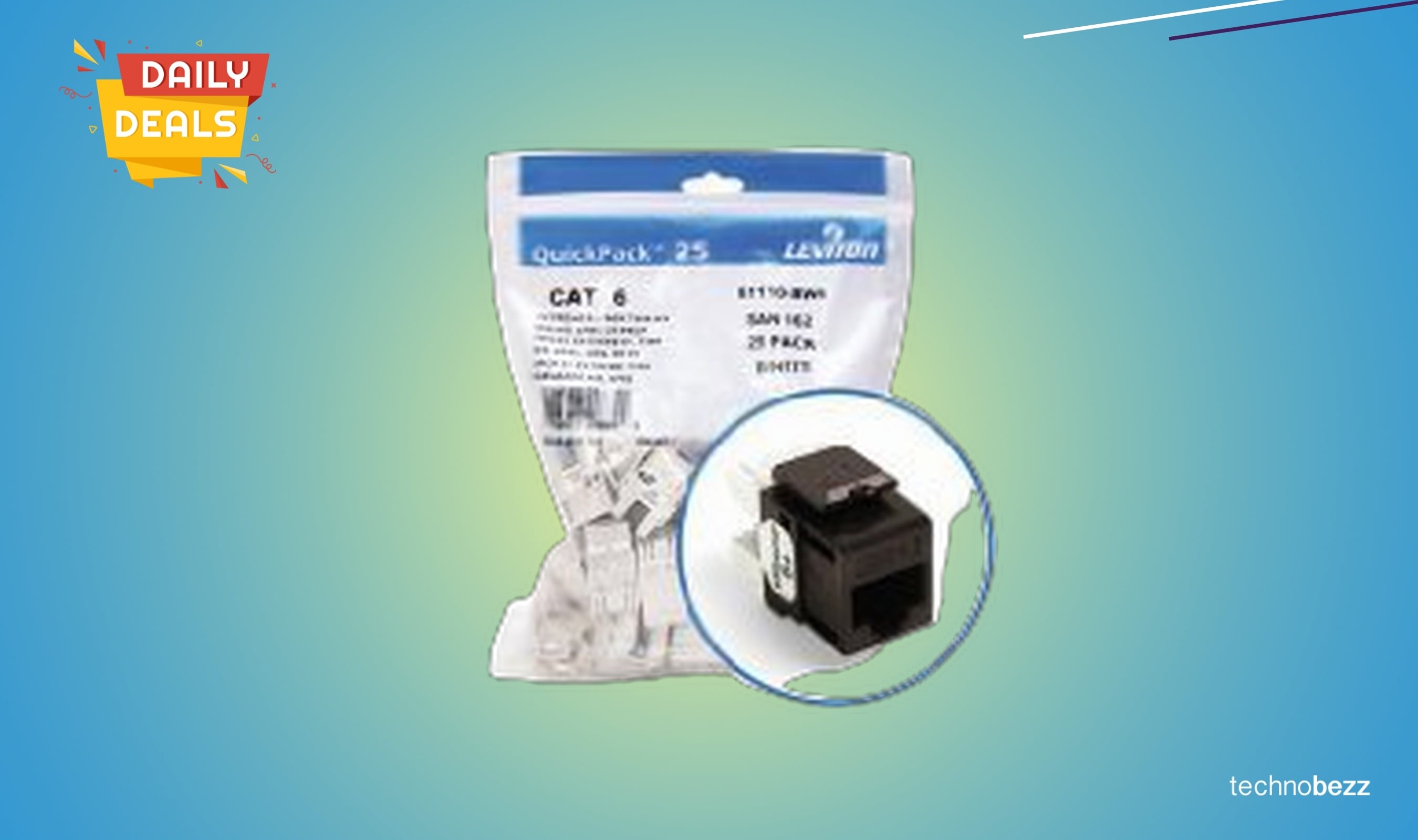 Leviton Extreme 6+ QuickPort Connector pack drops to $170.81