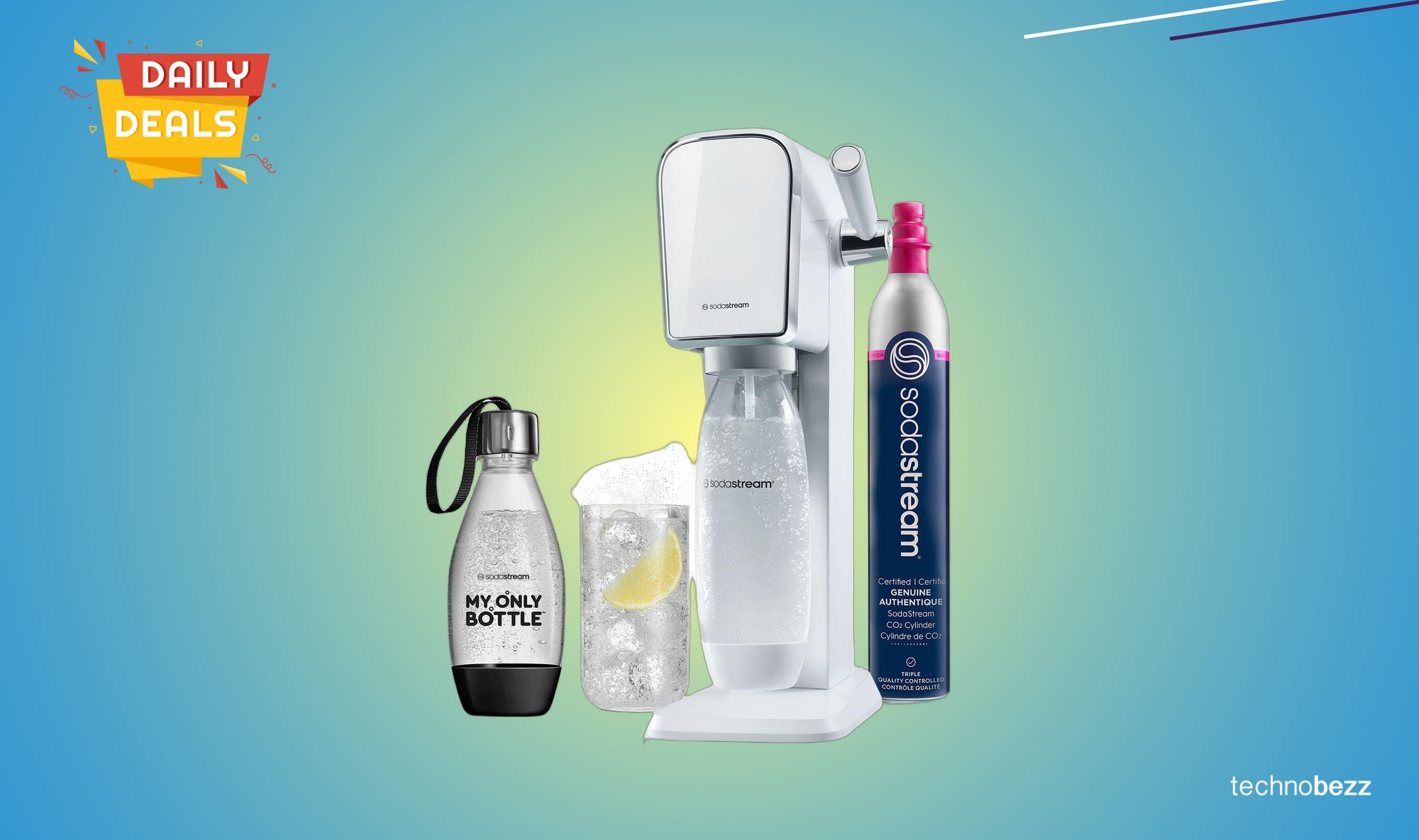 SodaStream ART Sparkling Water Maker drops to $77.99