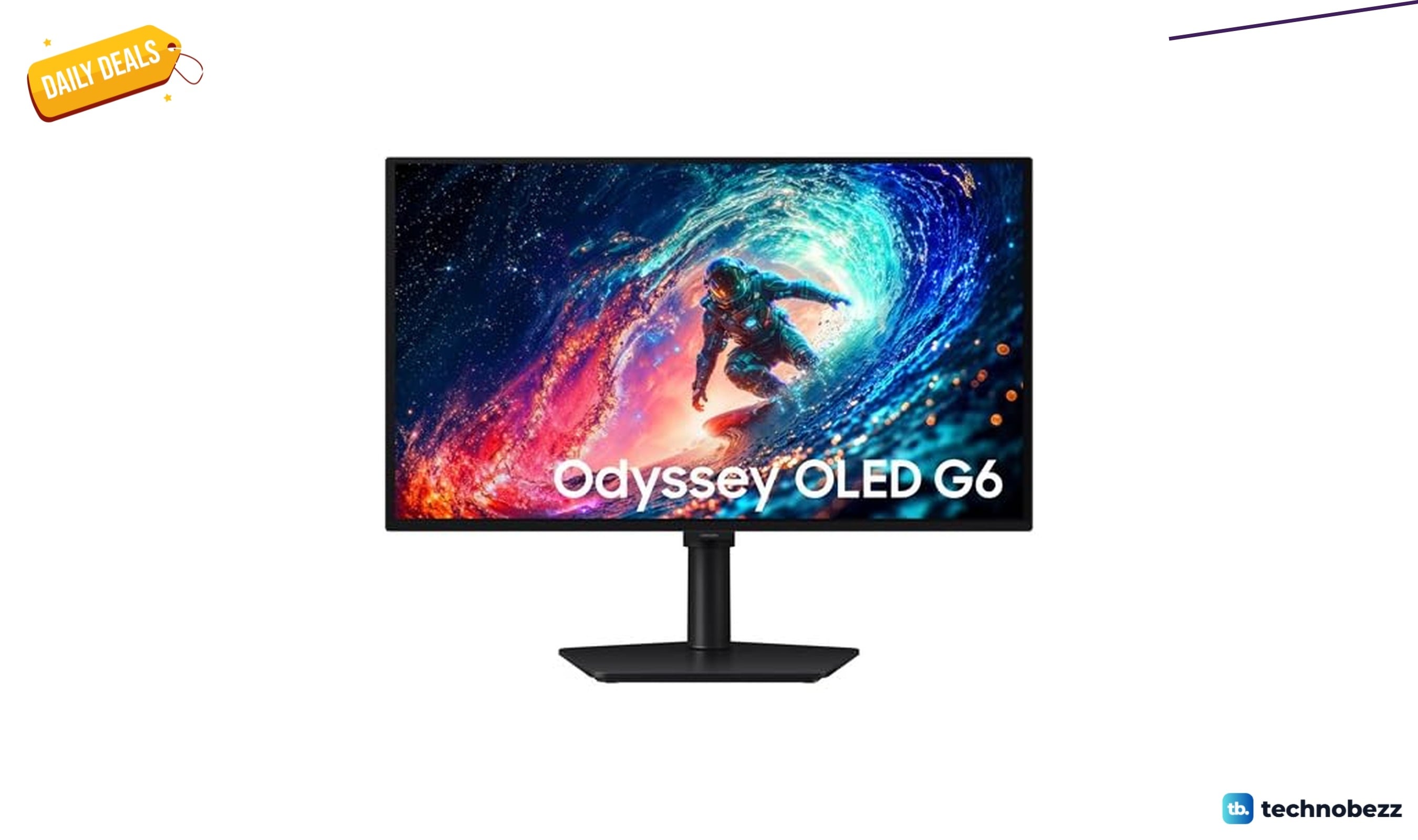 Samsung 27" Odyssey QHD-OLED G6 Gaming Monitor is $397.99 at Woot