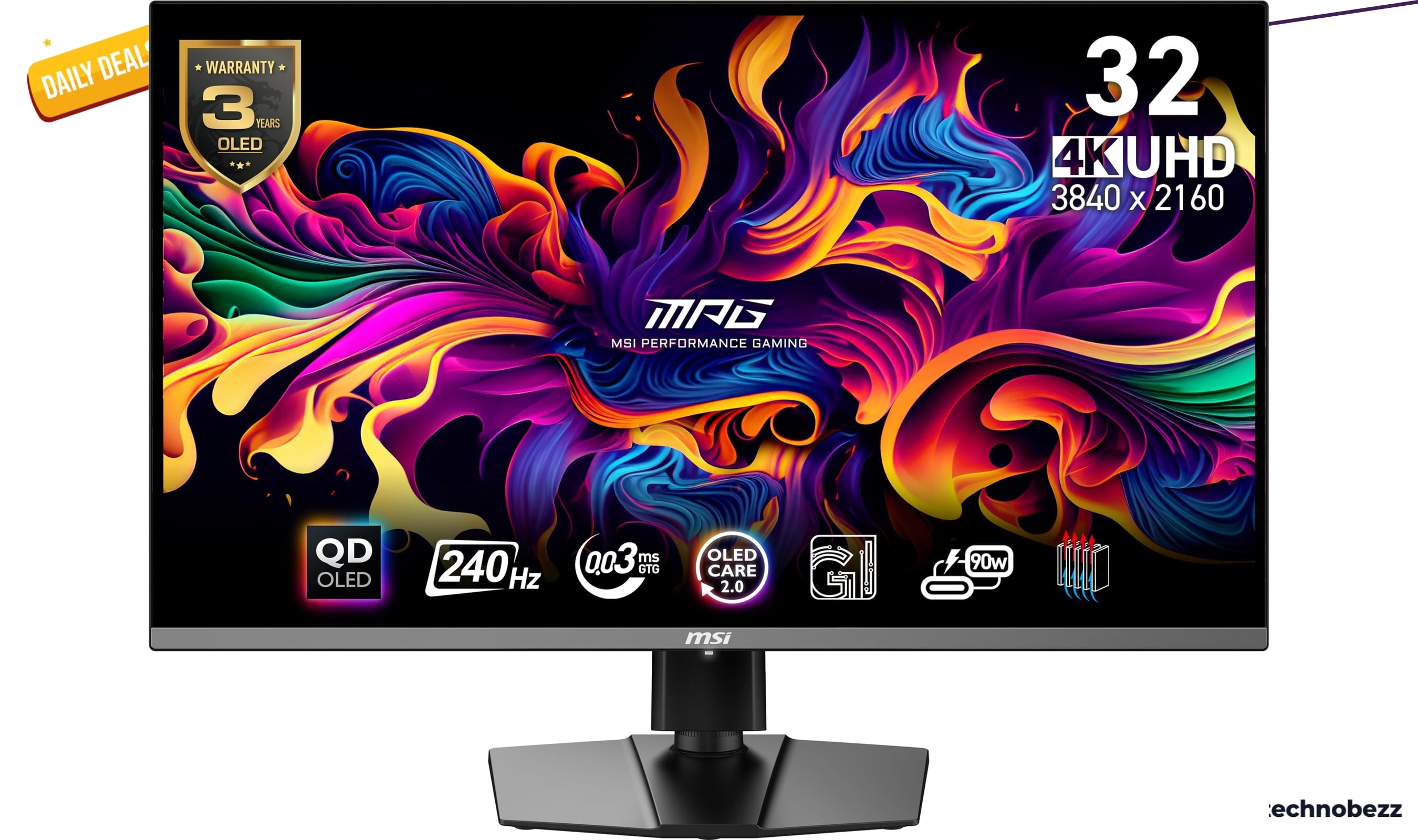 msi MPG 321URX QD-OLED 32 Inch 4K Monitor Hits New Low at $699.99