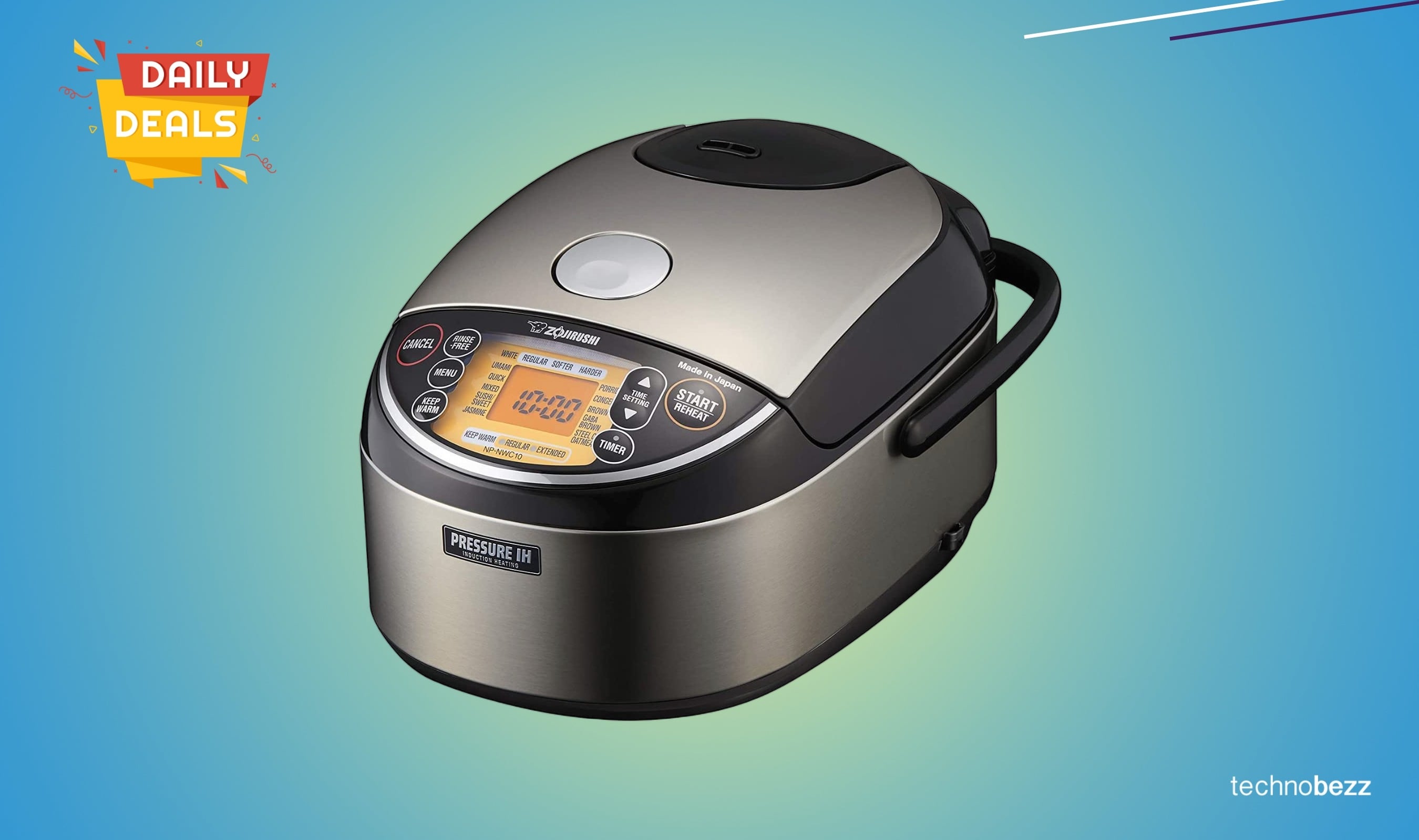 Zojirushi NP-NWC10XB 5.5-Cup Rice Cooker now available for $480