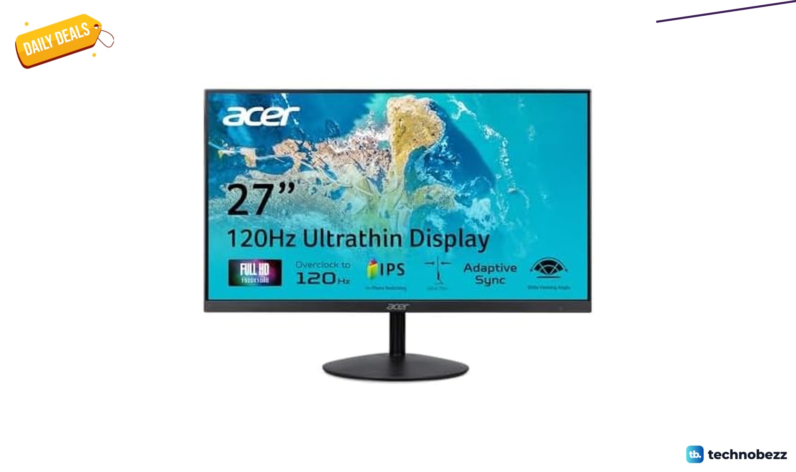 Acer 27" IPS FHD Home Office Monitor is $99.99 at Woot