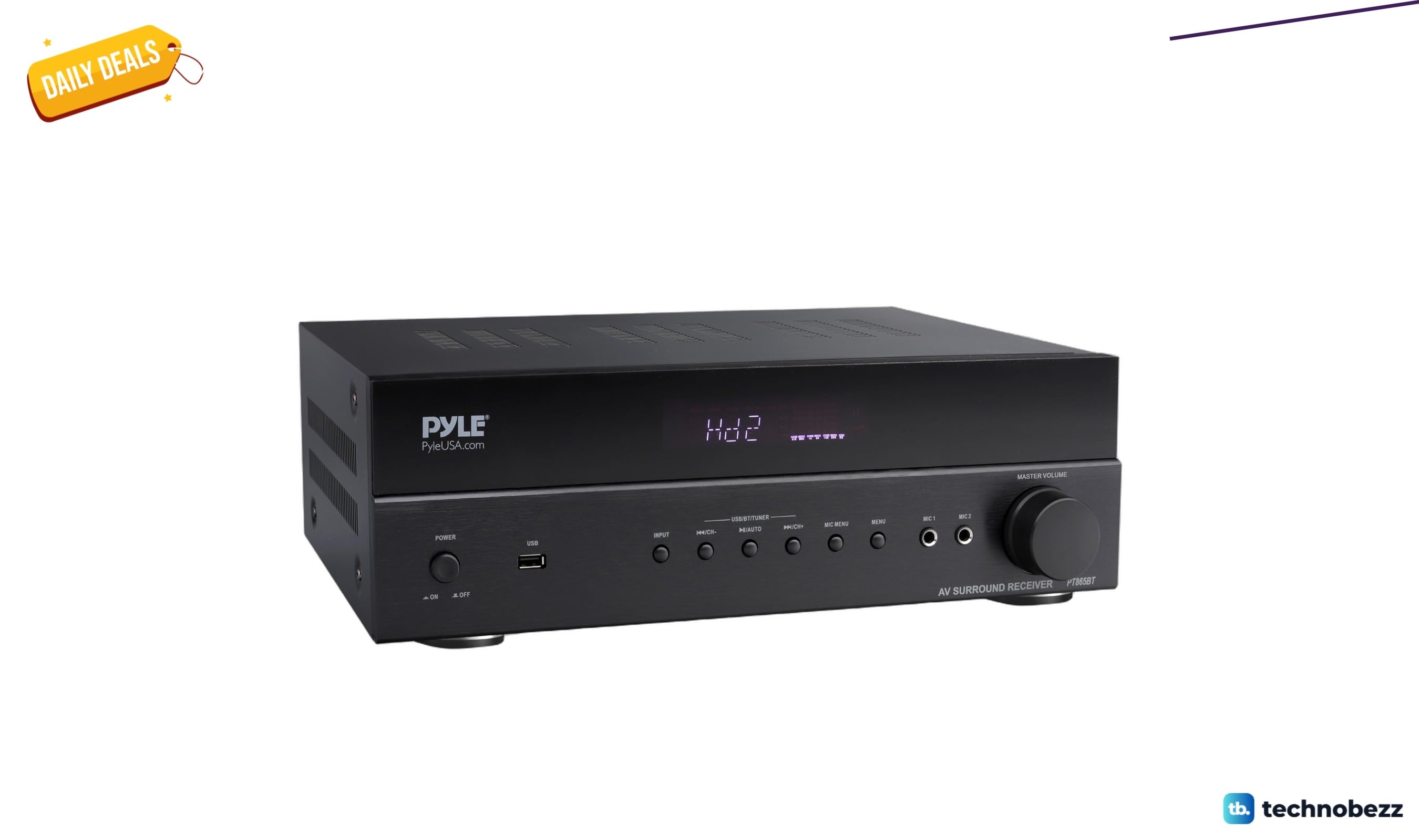 Pyle 5.2 Channel Hi-Fi Home Theater Receiver drops to $184.99 in latest price cut