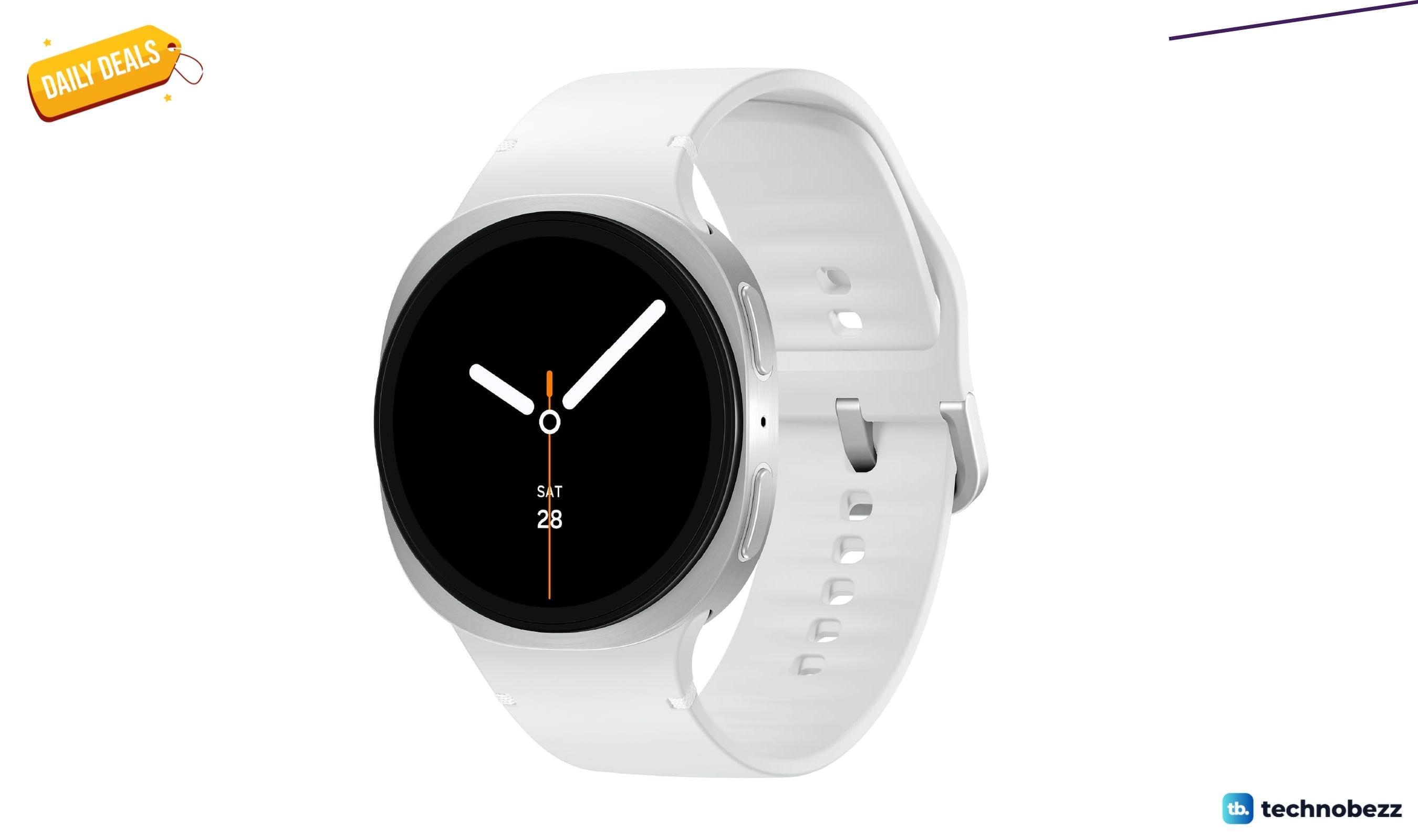 Samsung Galaxy Watch 8 silver 44mm drops to $361.19 on Amazon