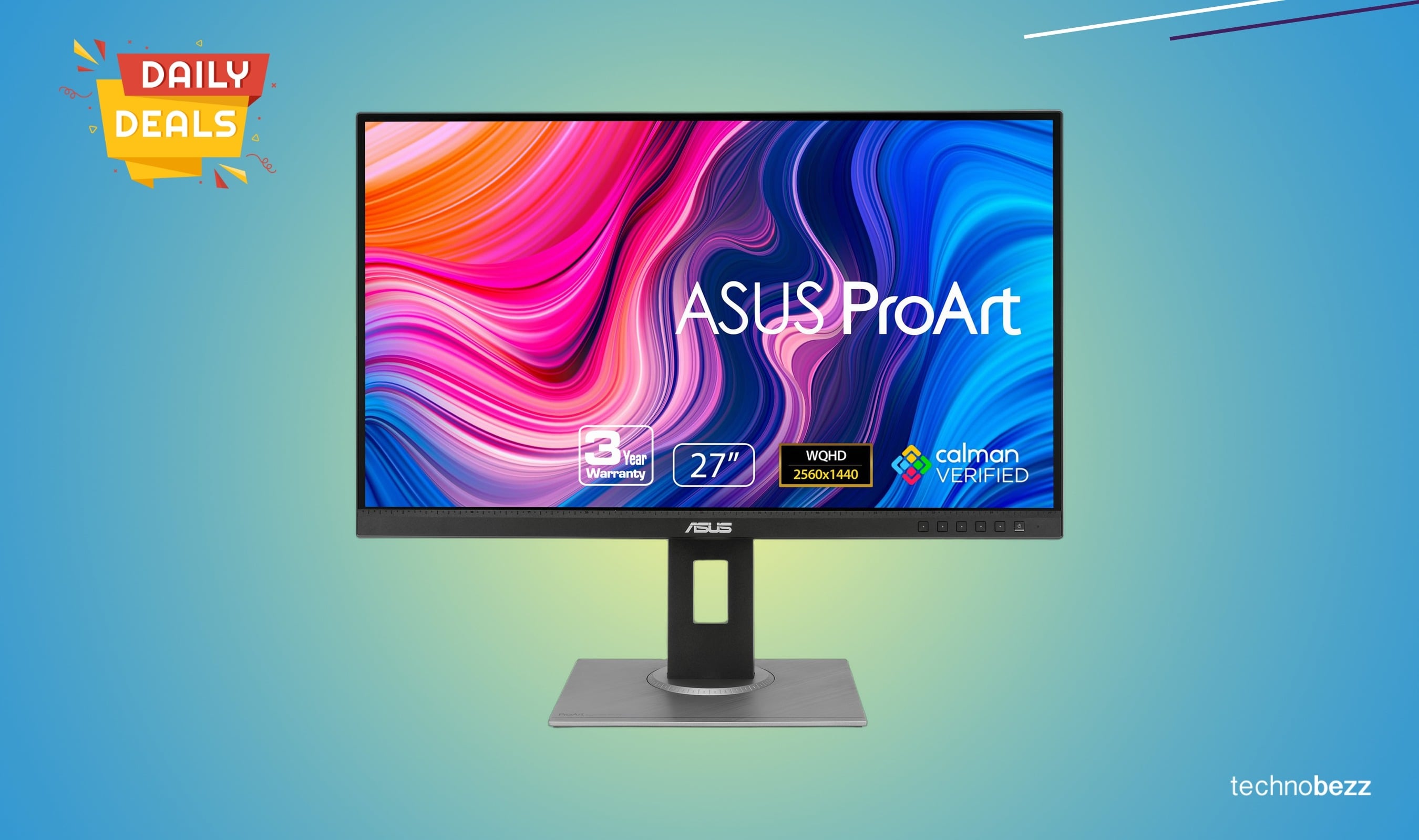 ASUS ProArt Display PA278QV 27-inch monitor drops to $189