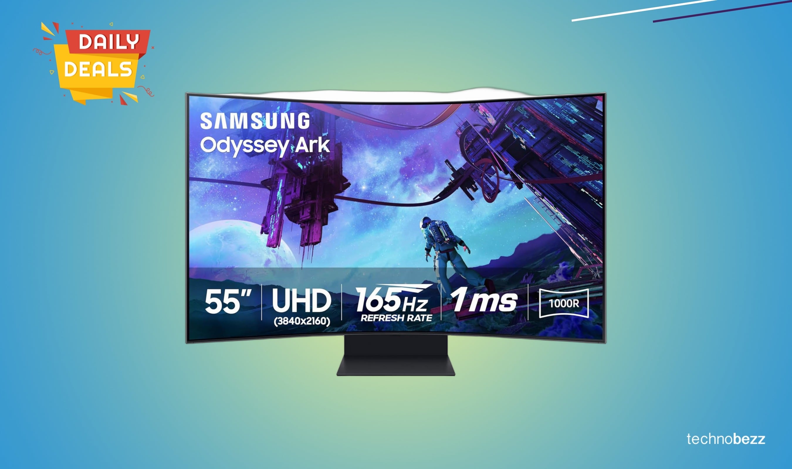 Samsung 55-inch Odyssey Ark 2nd Gen 4K monitor drops to $2180.24