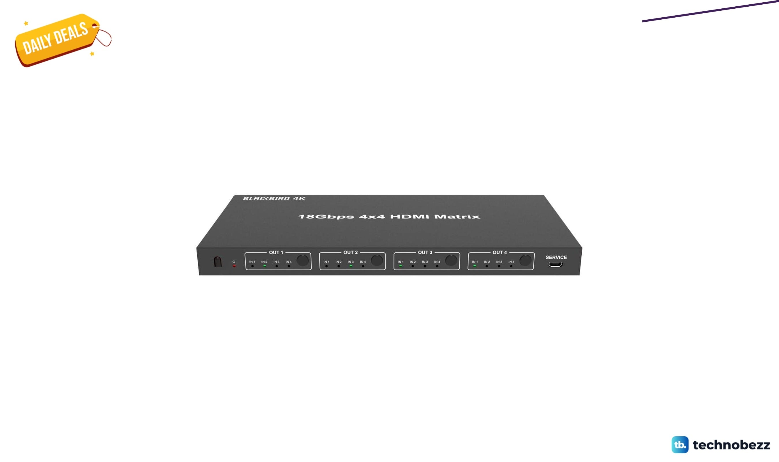 Monoprice Blackbird 4K 4x4 HDMI Matrix drops to $146.50 on Amazon