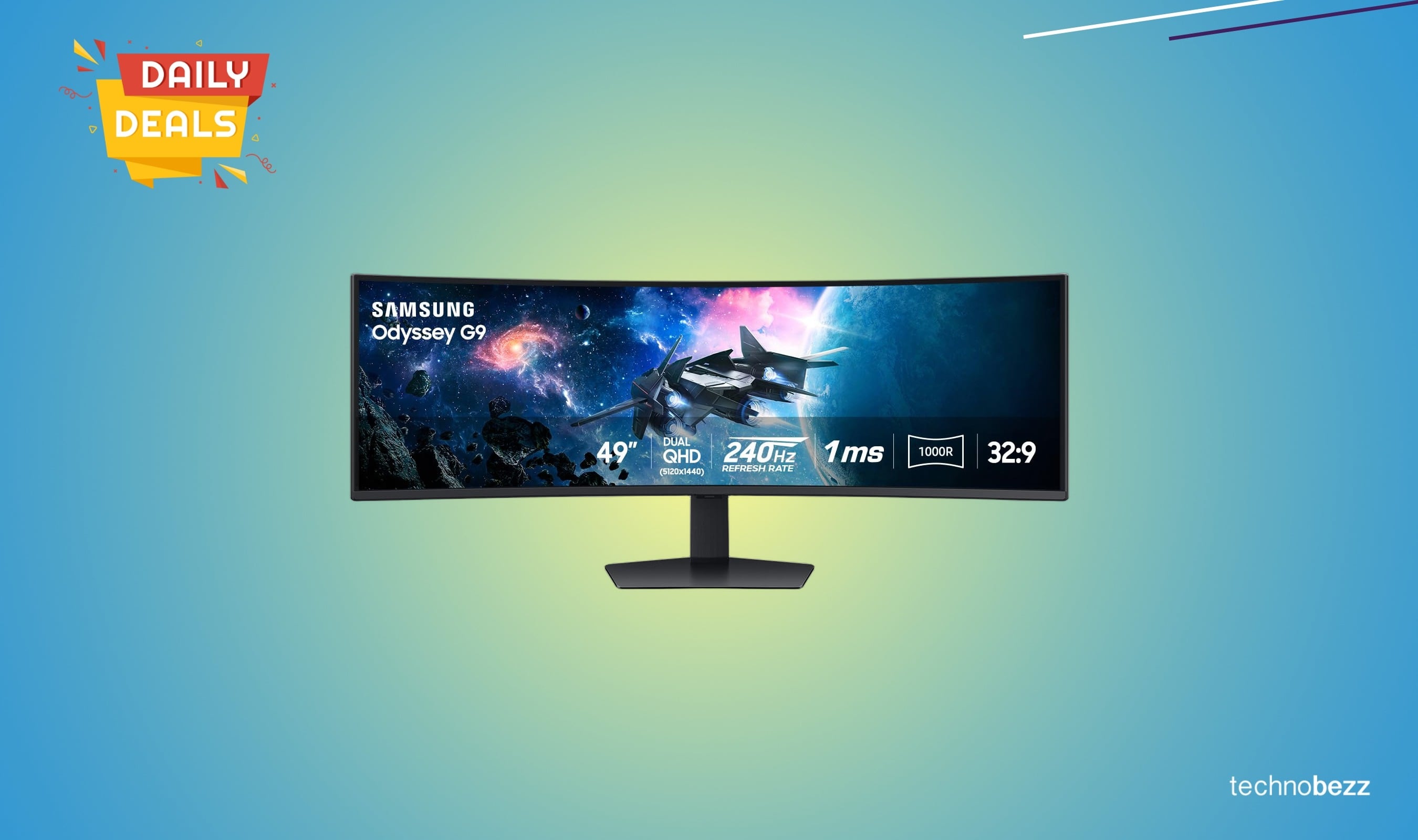 Samsung's 49-inch Odyssey G9 gaming monitor drops to $899.99